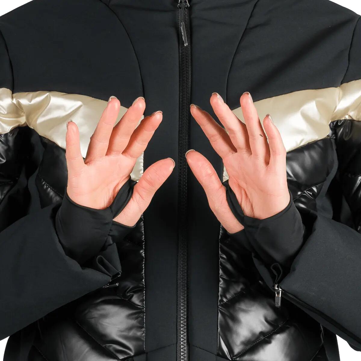 Dámská lyžařská trendy zateplená komfortní bunda ABIGALE 12/15