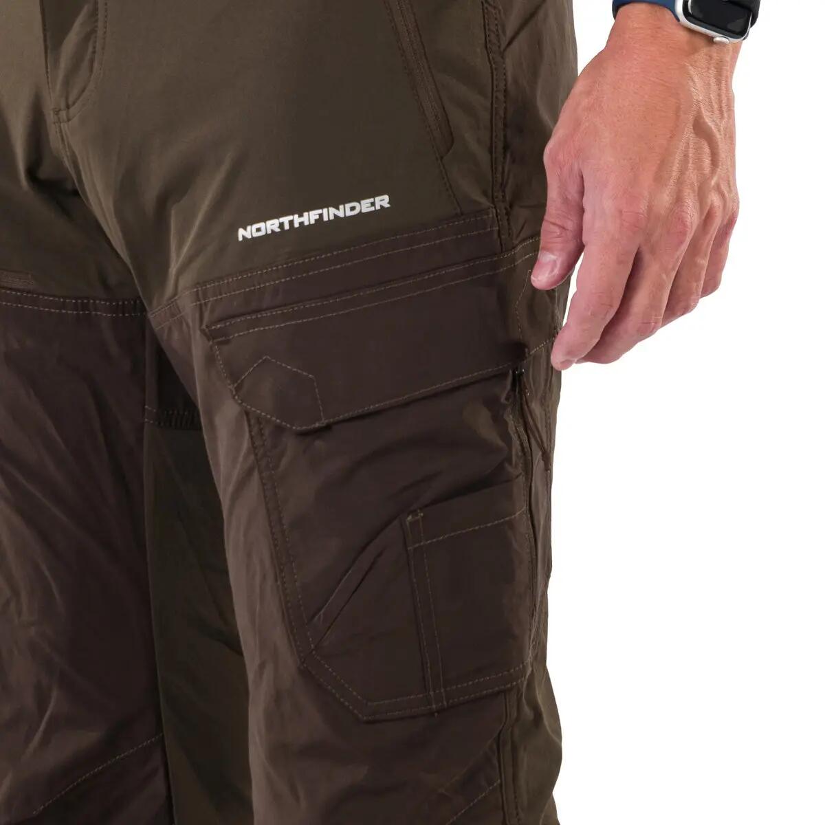 Pánské outdoorové hybridní kapsáčové kalhoty BISHORN 9/12