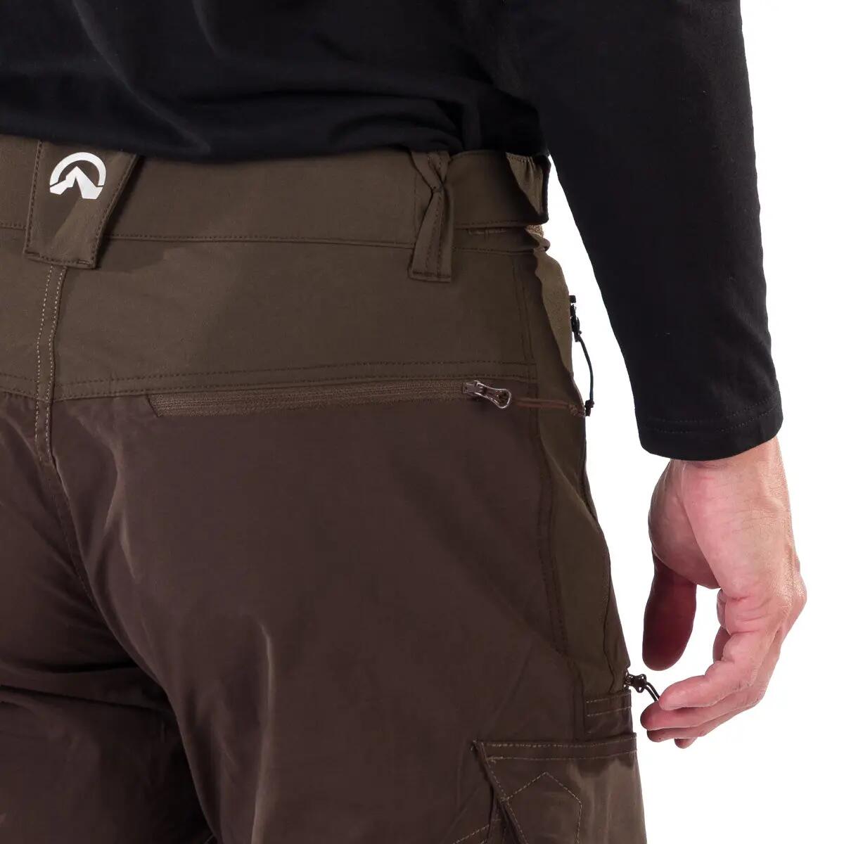 Pánské outdoorové hybridní kapsáčové kalhoty BISHORN 8/12