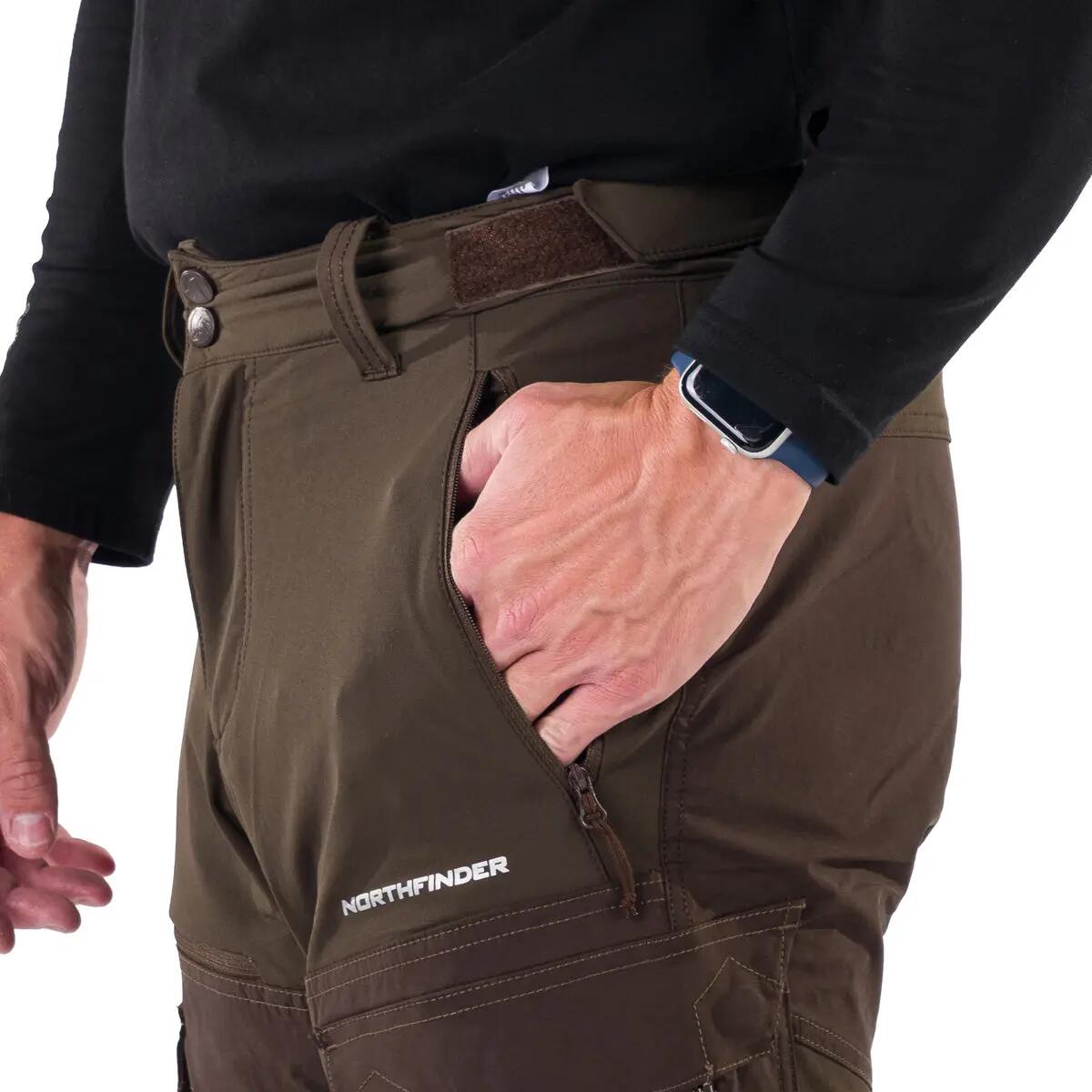 Pánské outdoorové hybridní kapsáčové kalhoty BISHORN 6/12