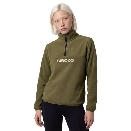 Pull polaire épais femme Sports d'hiver Shadow-W Green Vert