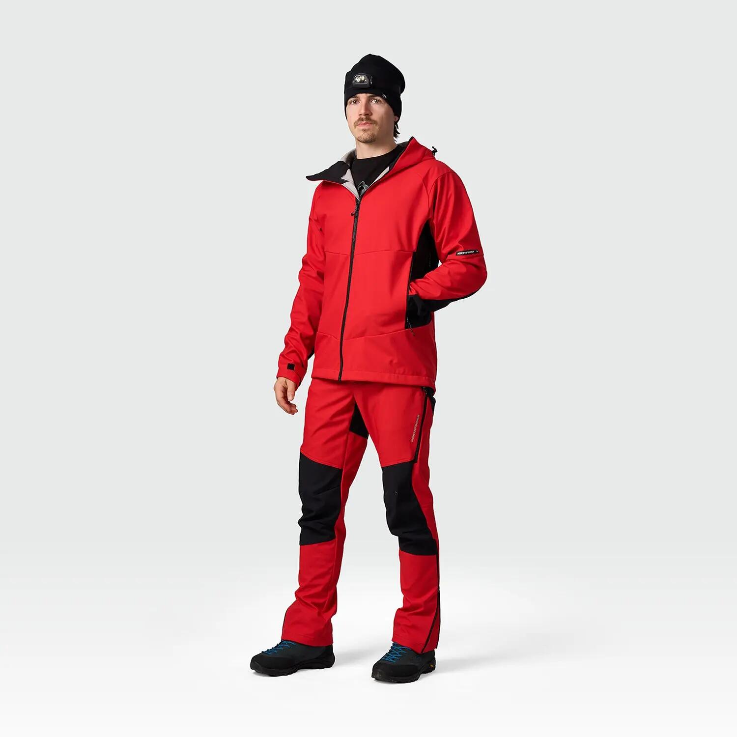 AMADEU pánská outdoorová softshellová bunda 3L s kapucí 6/7
