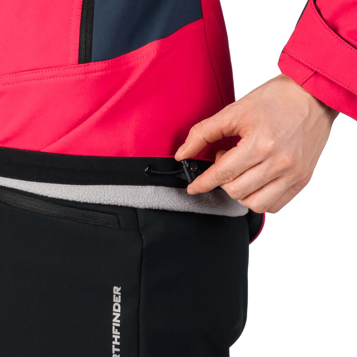 Dámská outdoorová softshellová bunda s kapucí 3L CHANDRA 9/10
