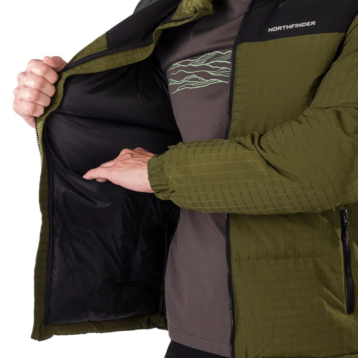 Pánská zimní sportovní zateplená trendy bunda PRIDBOR 12/12