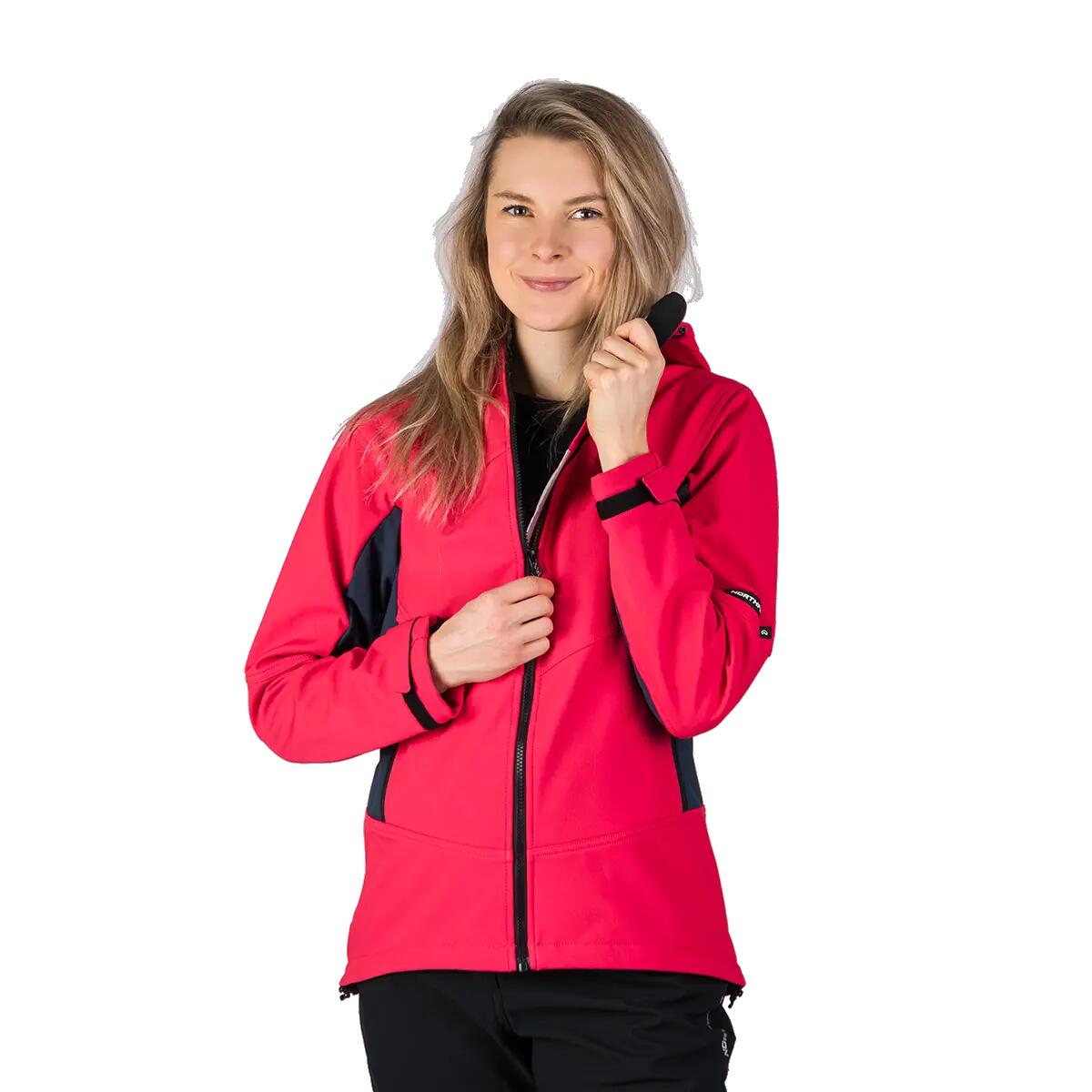 Dámská outdoorová softshellová bunda s kapucí 3L CHANDRA 4/10