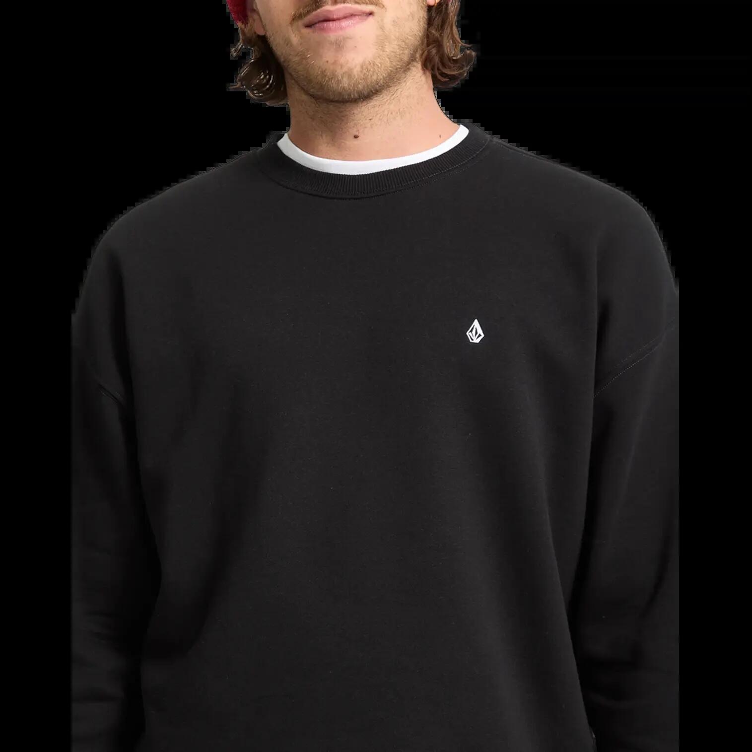 Felpa Volcom Single Stone Nera 5/7