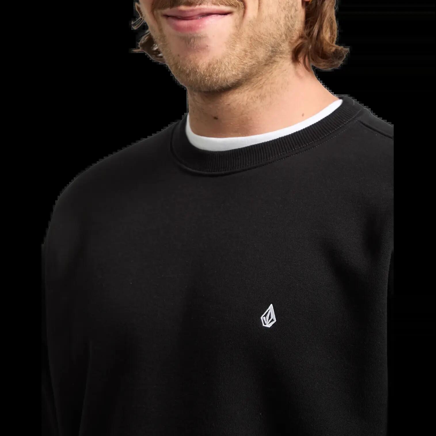 Felpa Volcom Single Stone Nera 3/7