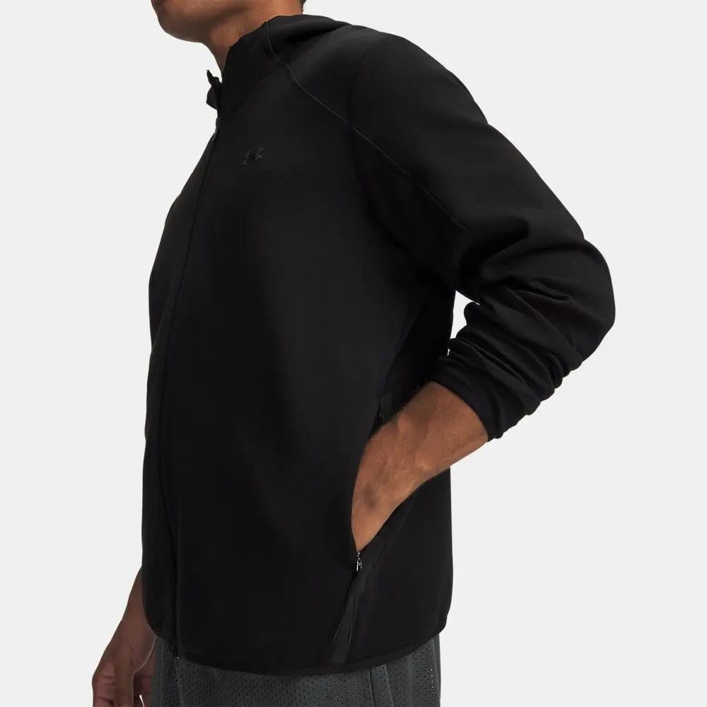 Chaqueta Under Armour UA Unstoppable Fleece con cremallera completa para hombre 3/8