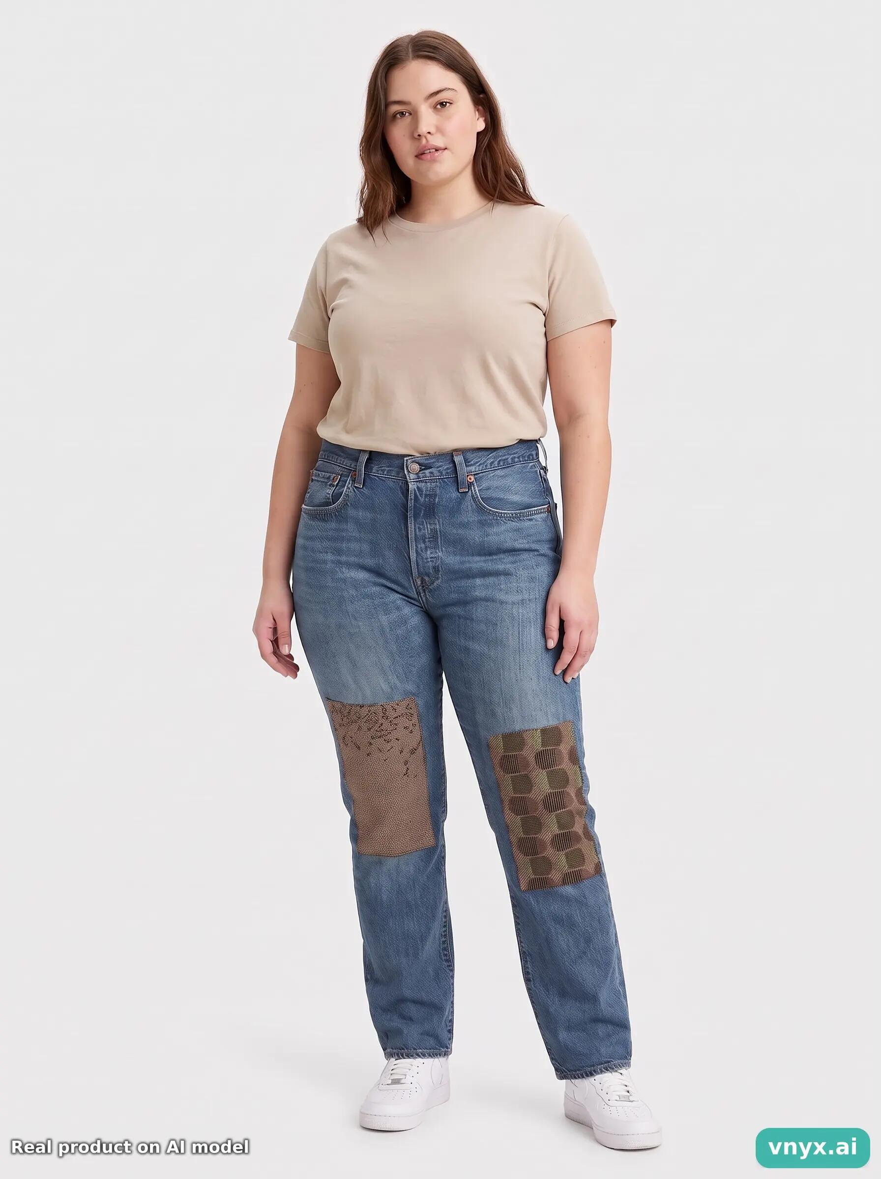Second Life - Vintage Levis Dark Blue Jeans Women 32 L34 6/6