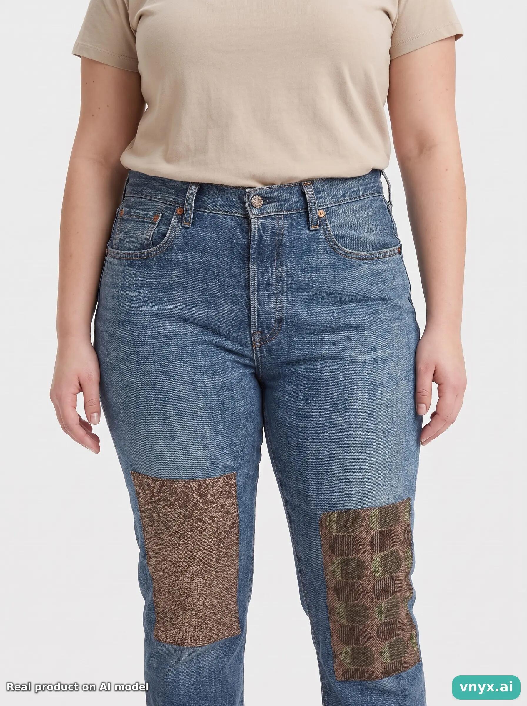 Second Life - Vintage Levis Dark Blue Jeans Women 32 L34 5/6
