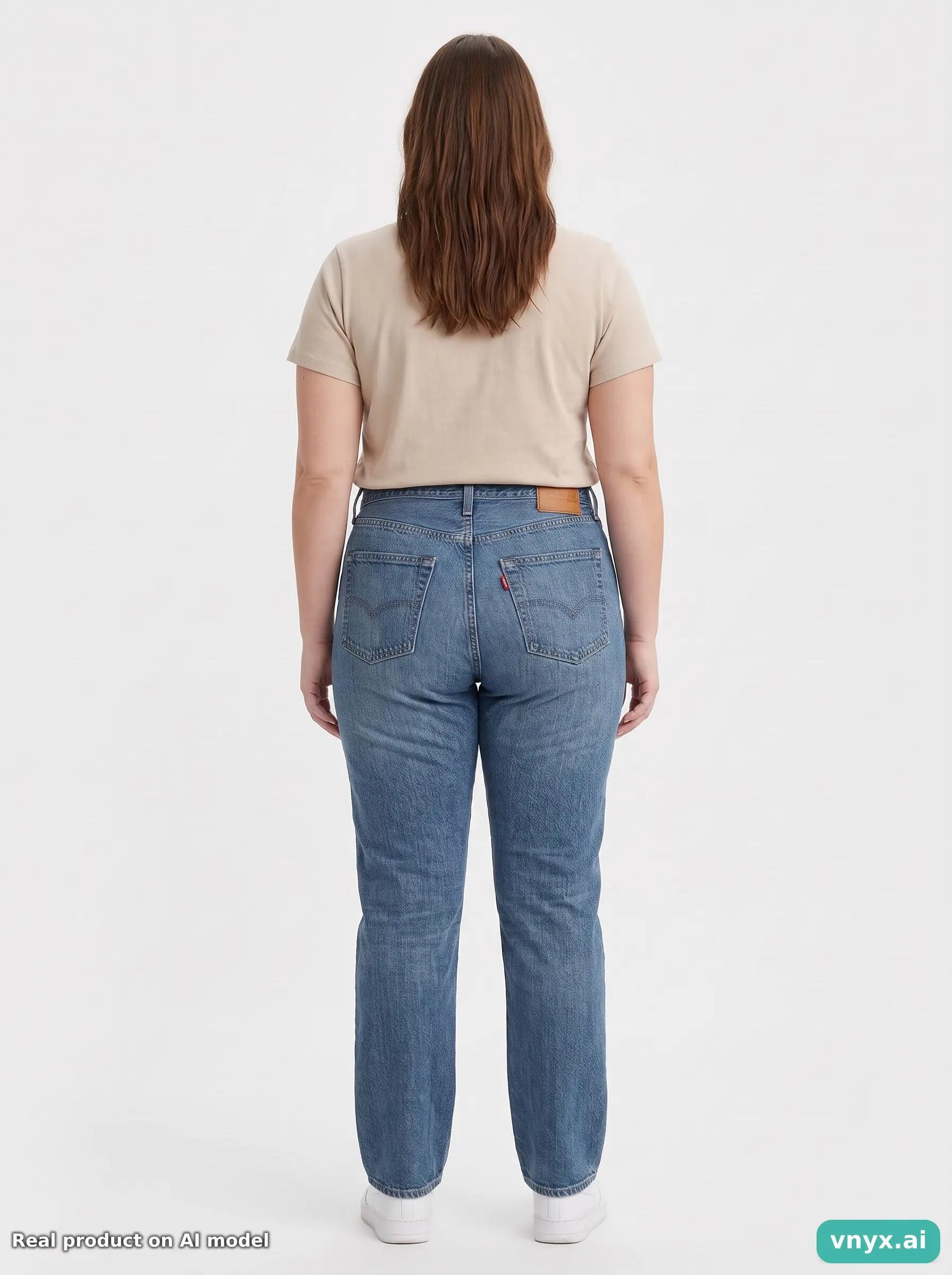 Second Life - Vintage Levis Dark Blue Jeans Women 32 L34 4/6