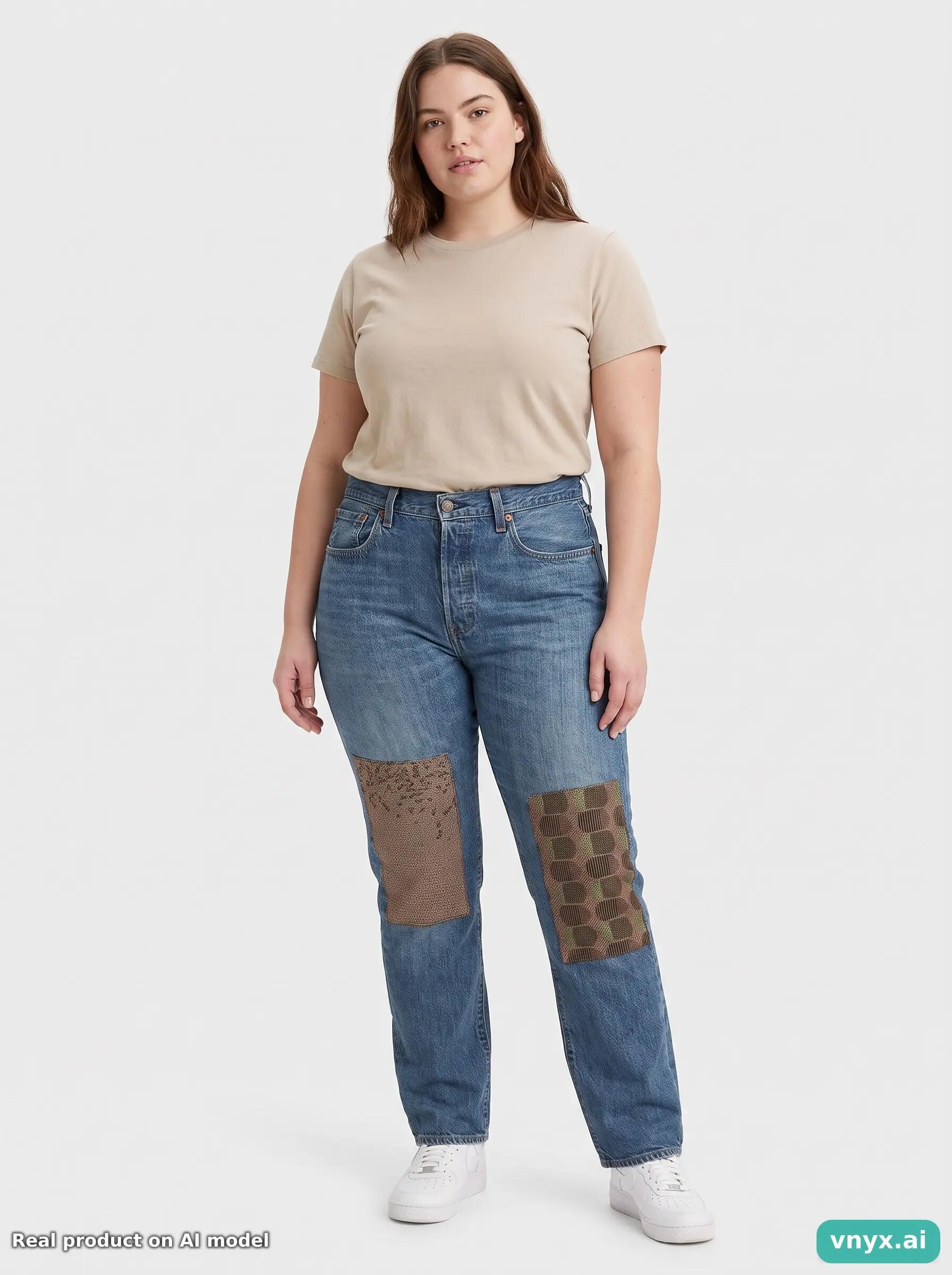 Second Life - Vintage Levis Dark Blue Jeans Women 32 L34 3/6