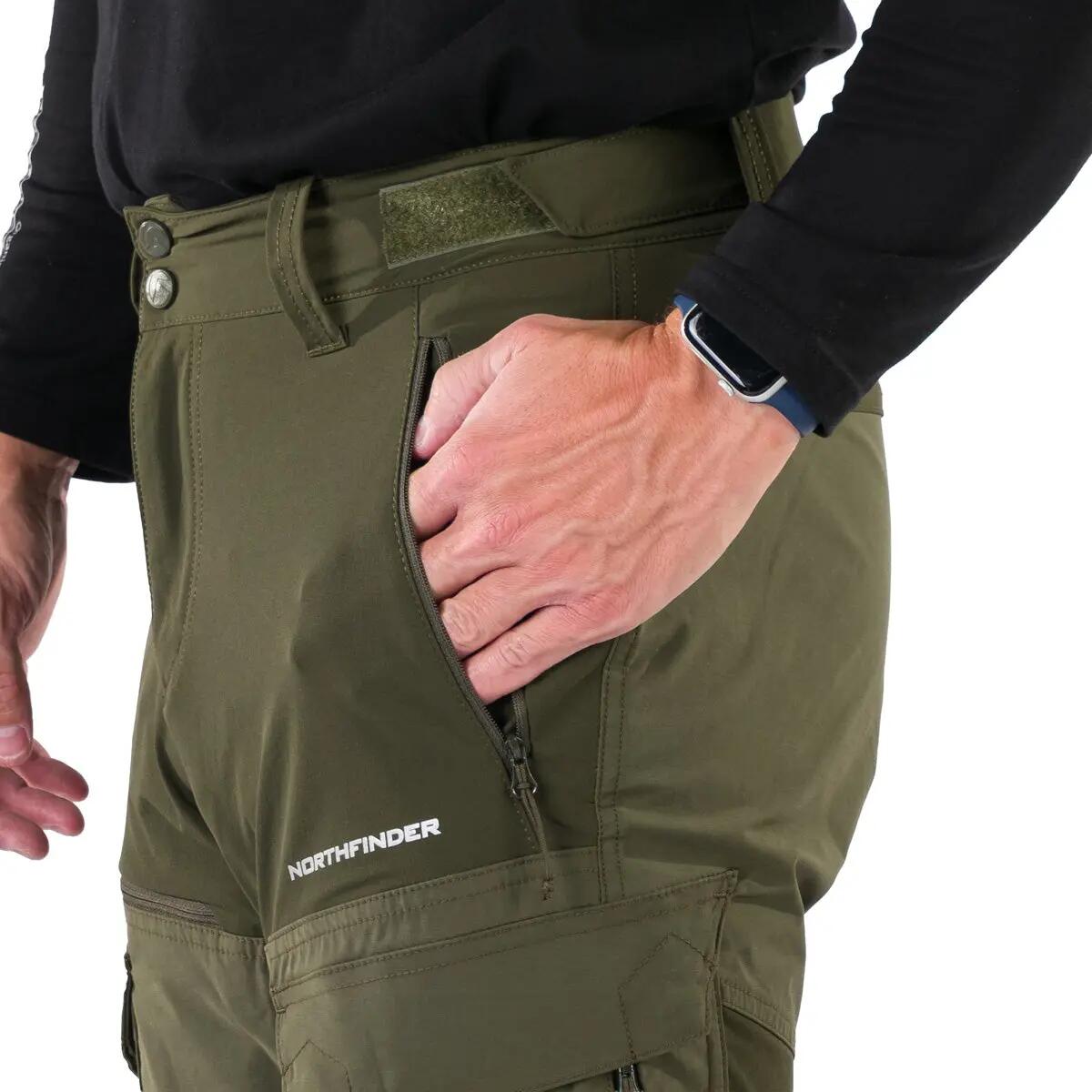 Pánské outdoorové hybridní kapsáčové kalhoty BISHORN 6/11