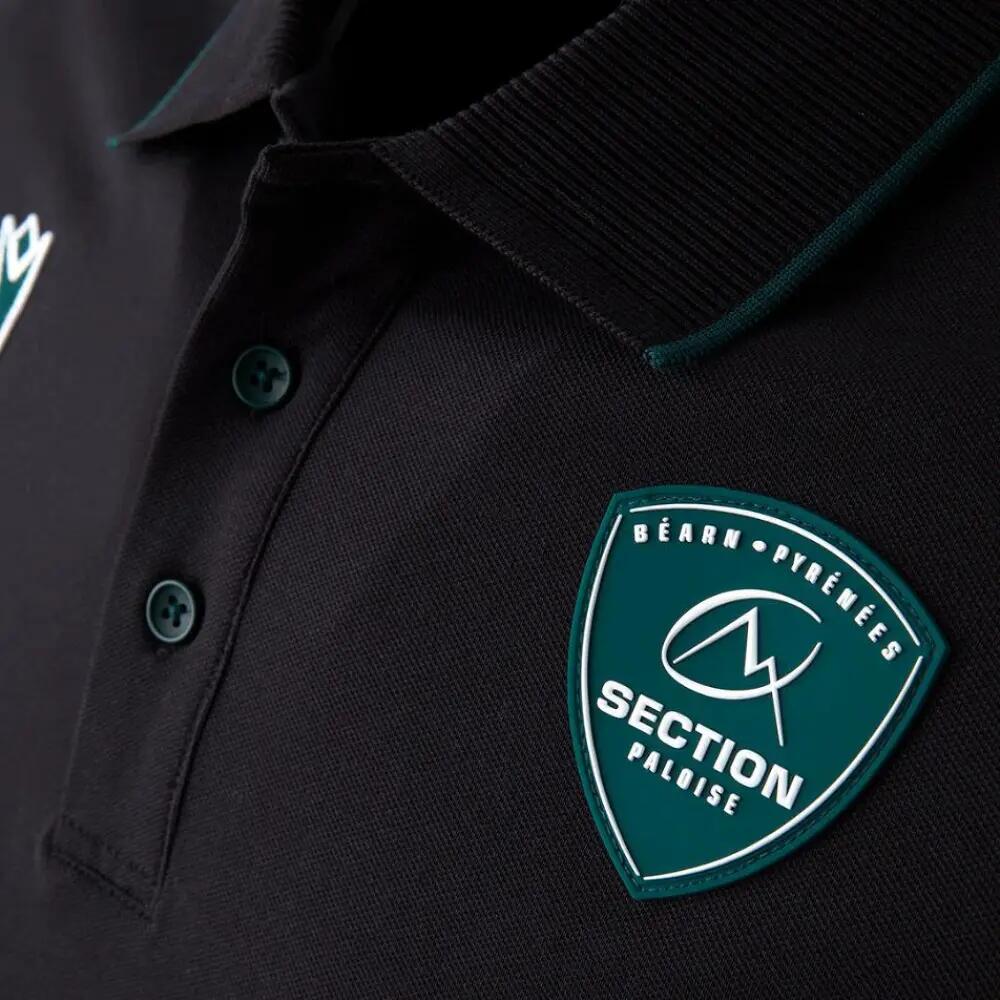 Section Paloise Macron Staff Póló 2025/2026 Fekete 6/8