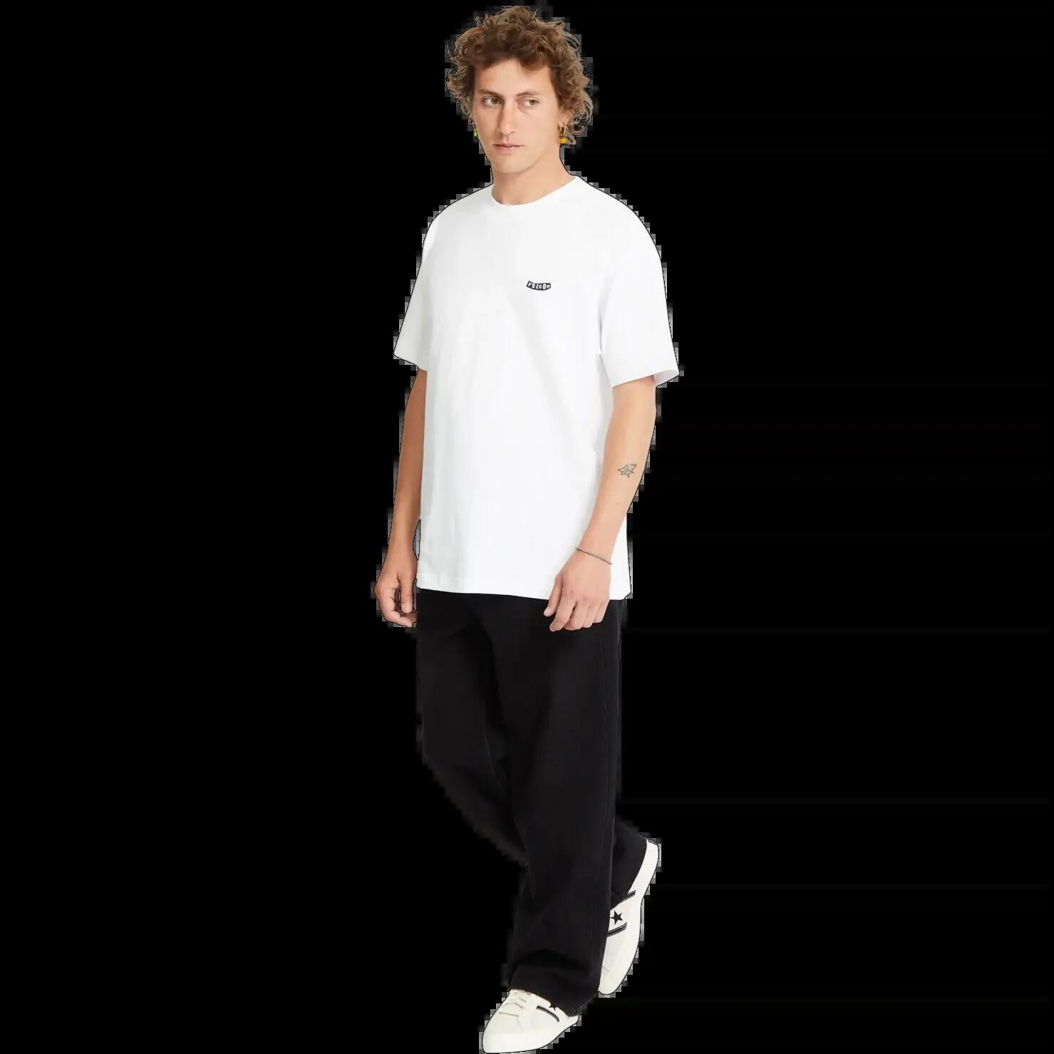 Camiseta Volcom PISTOL STONE Blanco 6/6