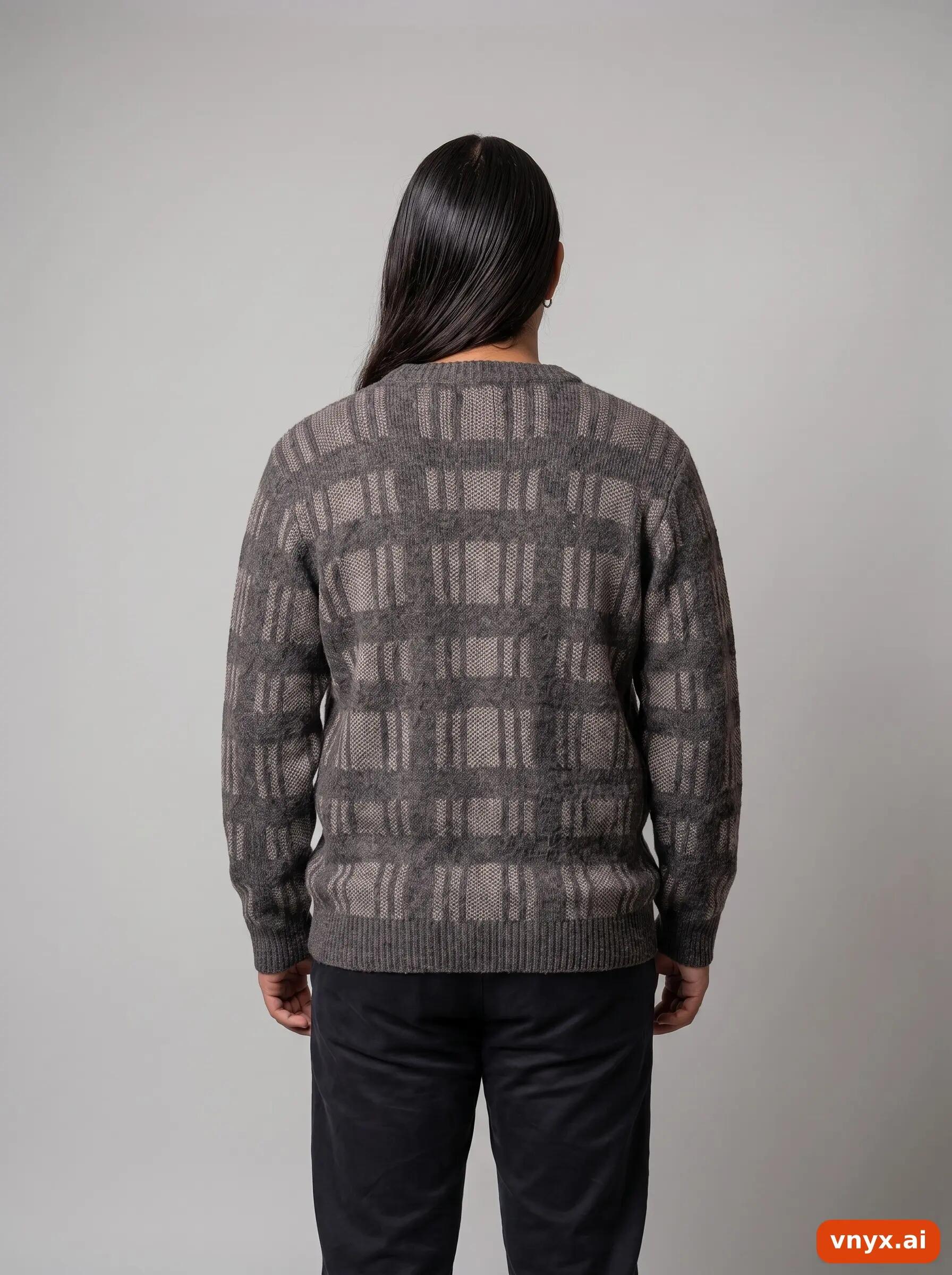 Second Life - Vintage TOM TAILOR Grey Sweater Men L 2/6
