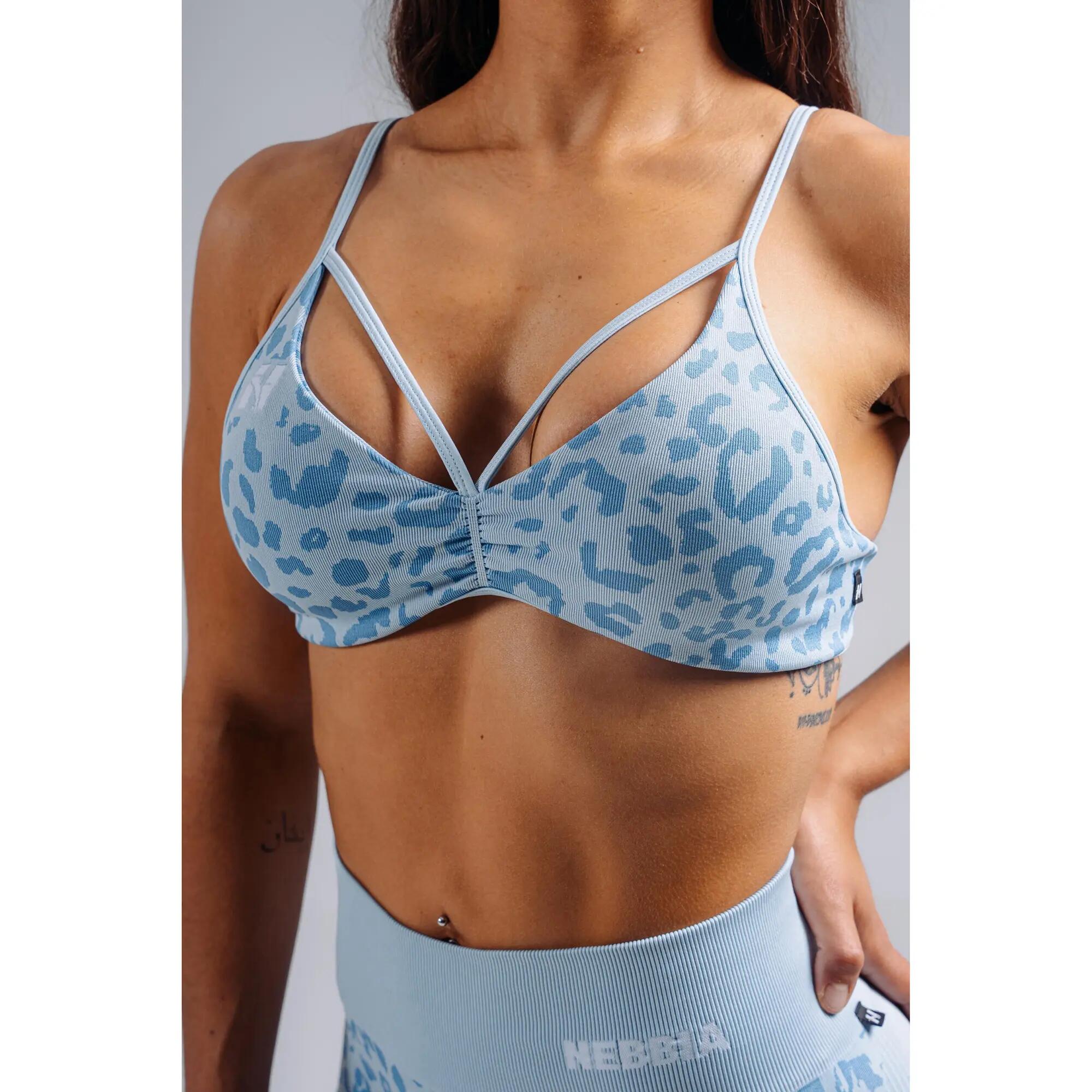 Sport-BH mit mittlerem Halt im Leopardenmuster PRIMAL 854 Blue Leopard 2/5