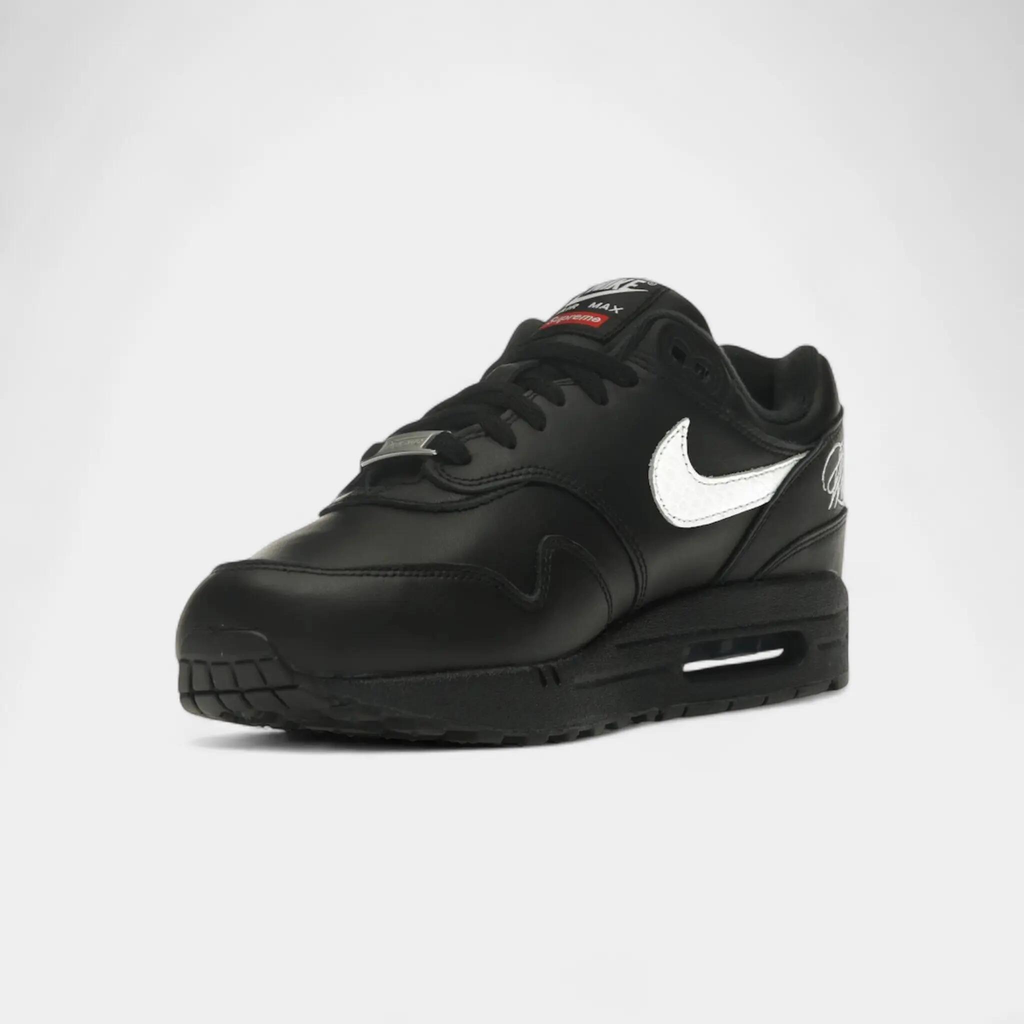 Nike Air Max 1 '87 SP Supreme Black White 3/5