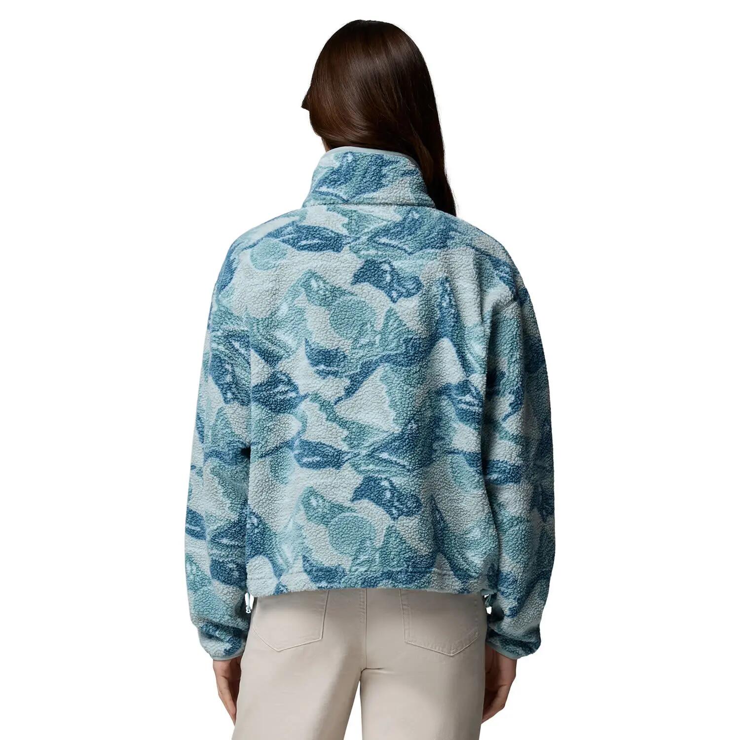 Polar E Camisolas Mulher - COLUMBIA Helvetia™ II Printed Cropped Half Snap - 4/6