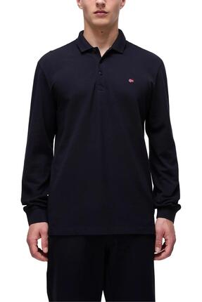 Polo - Sportswear - Homme - Manches longues, piqué en coton - Ealis - Vert sauge