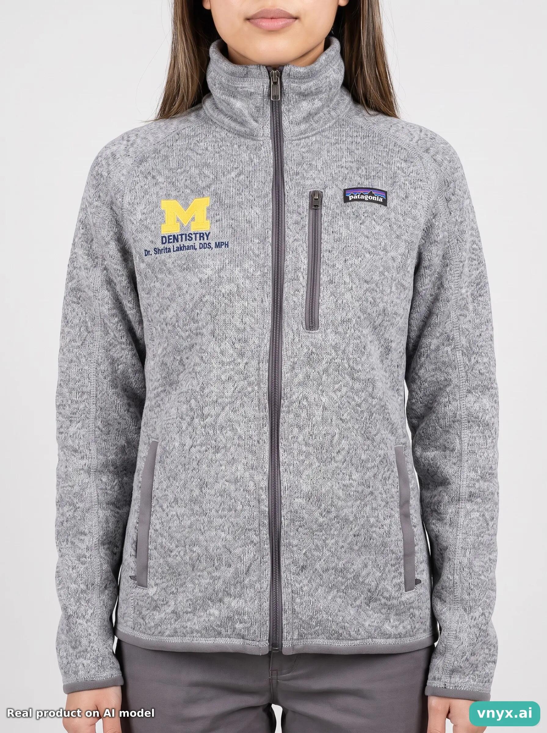 Second Life - Vintage Patagonia Grey Fleece Jacket Women XS 5/6