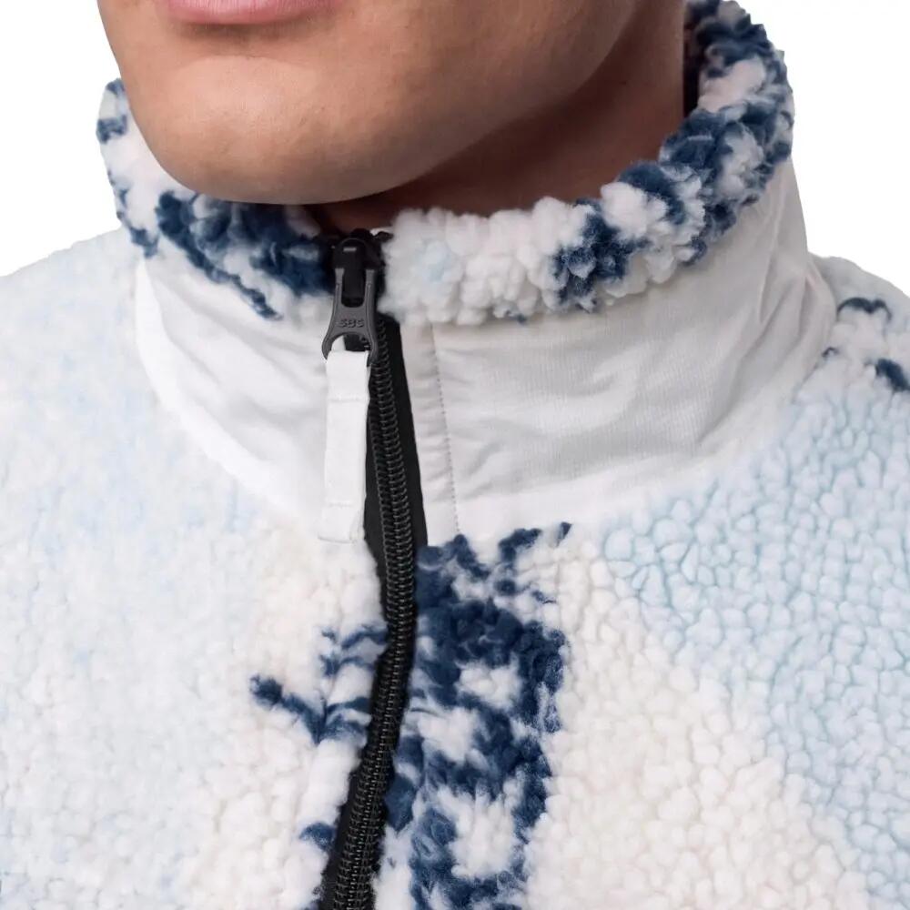 Men ’s sherpa fleece jacket Boreas Blue Blue 5/7