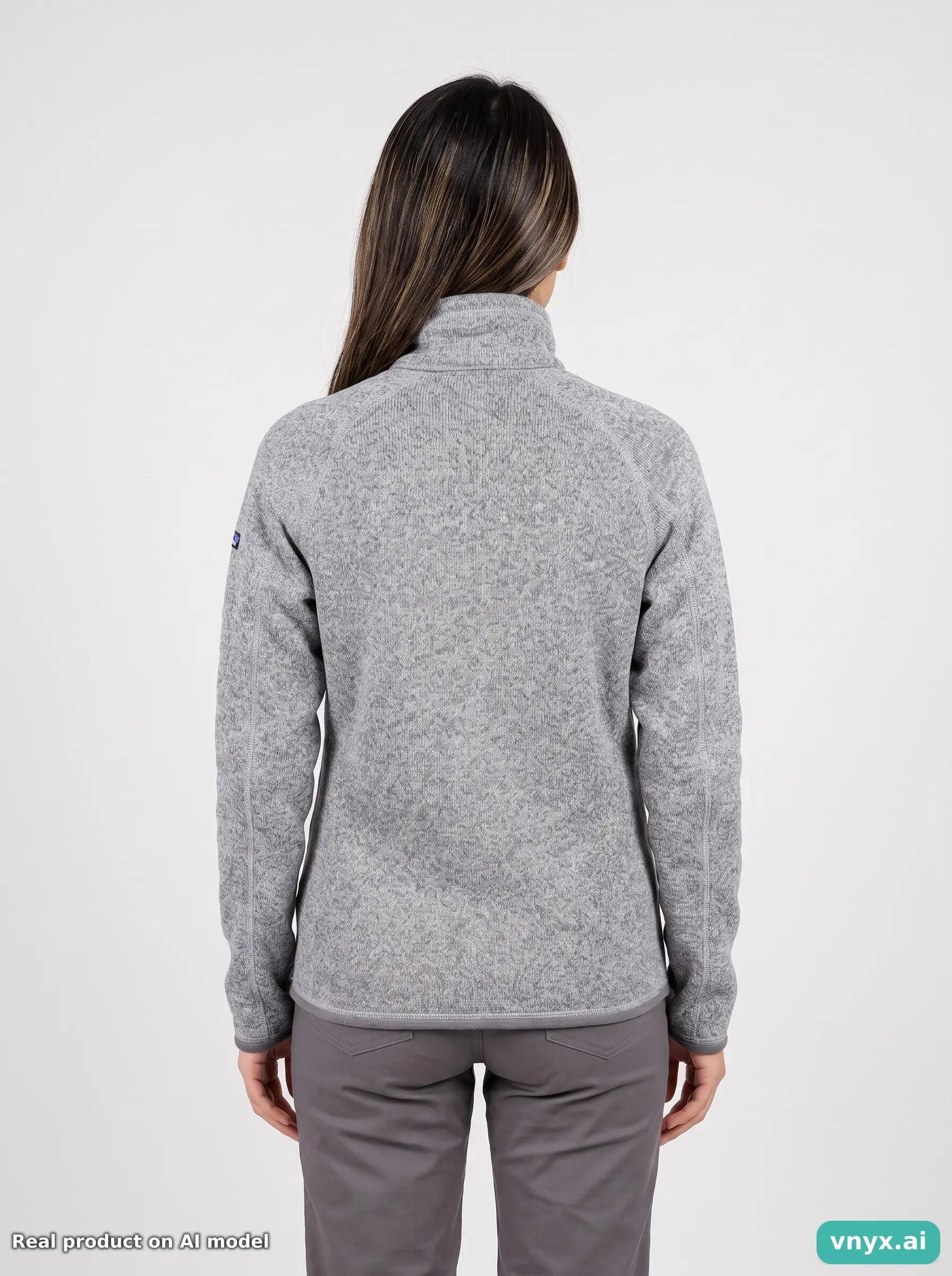 Second Life - Vintage Patagonia Grey Fleece Jacket Women XS 2/6