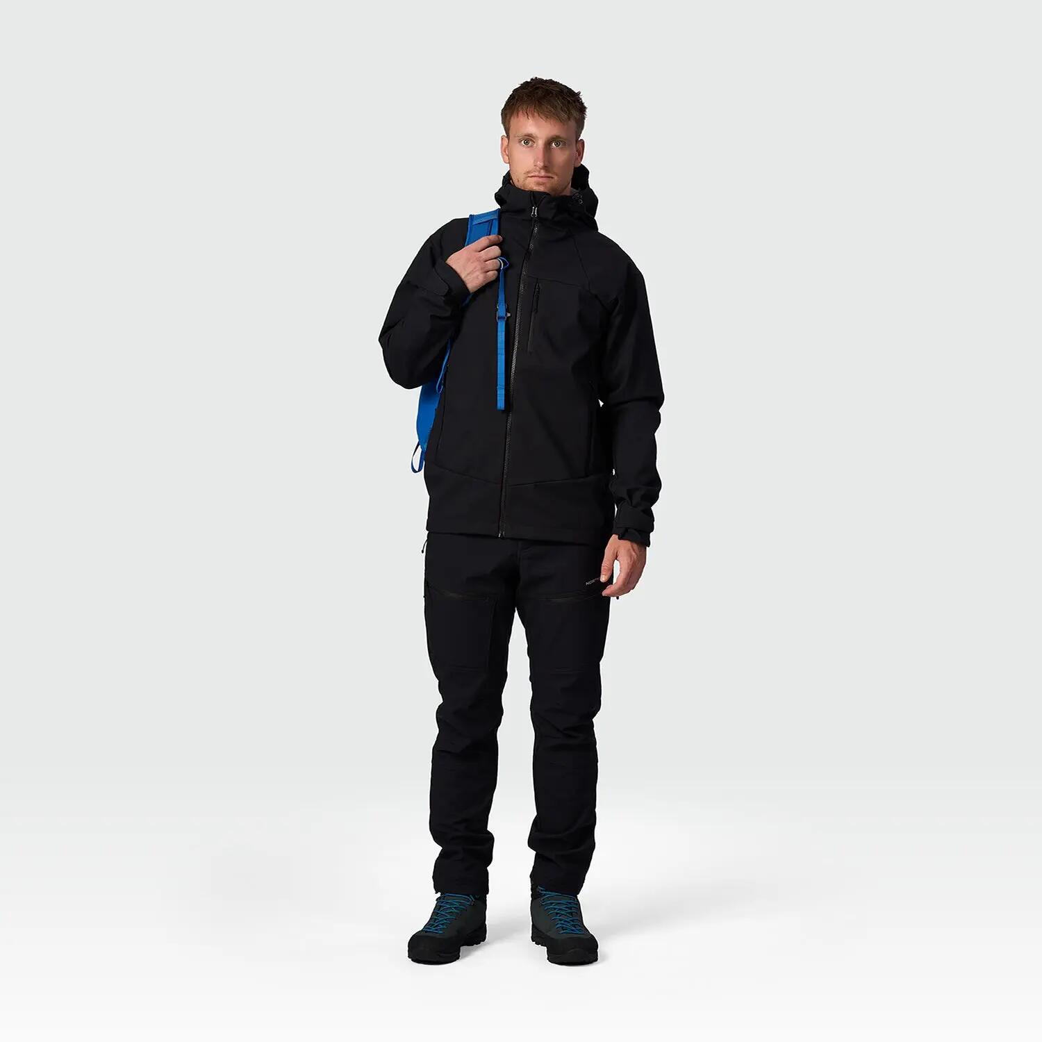 Pánská outdoorová softshellová bunda KLANEC 3L s kapucí 2/7