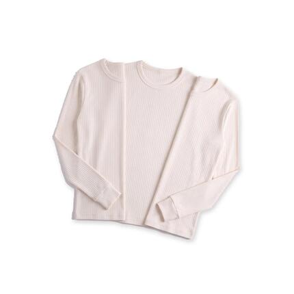 Damen Ski Unterhemd Funktionsshirt Langarm mit Innenfleece Baumwollmix 3er Pack