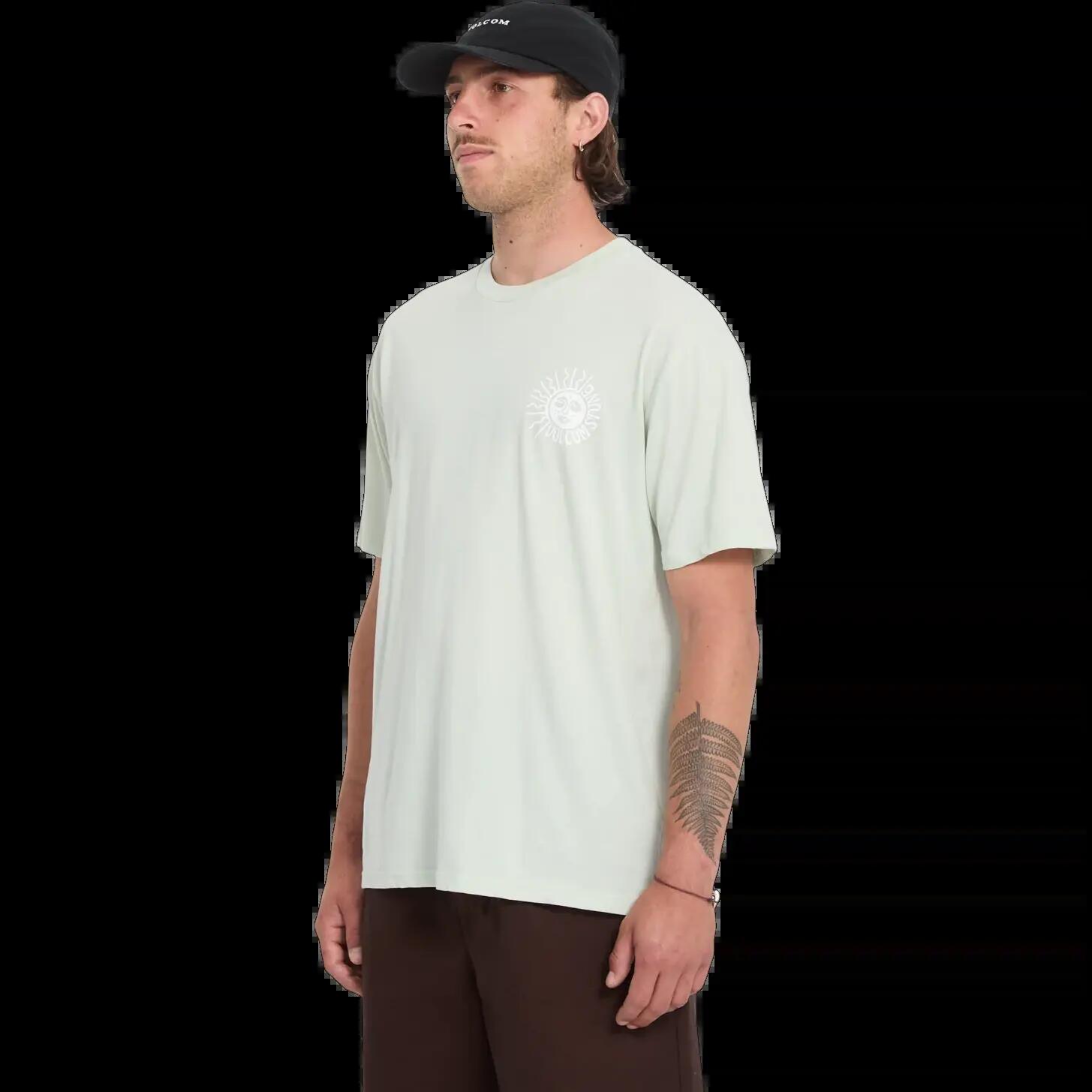 Camiseta Volcom MAZATLAN Negro, Verde Claro 3/5