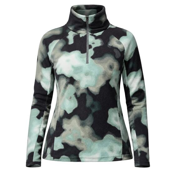 Pullover kuschelig-weich Damen - Glacial™ IV Print 1/2 Zip