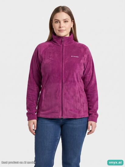 Second Life - Vintage Columbia Sportswear Pink Fleece Jacket Women L
