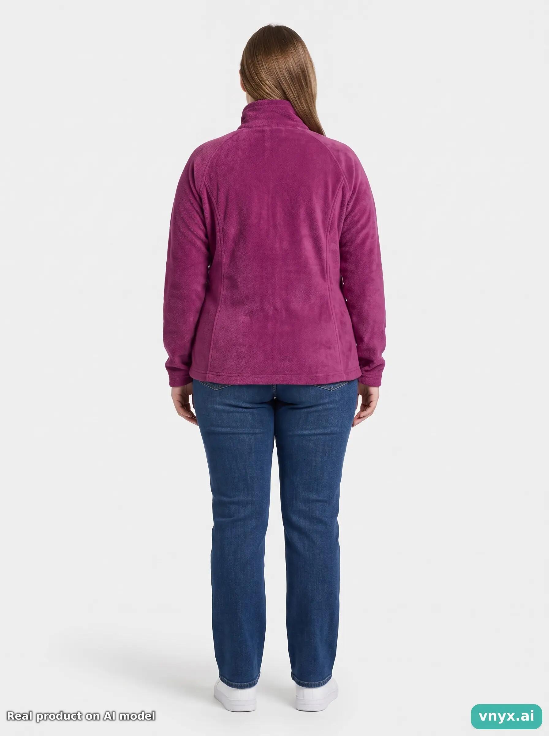 Second Life - Vintage Columbia Sportswear Pink Fleece Jacket Women L 4/6