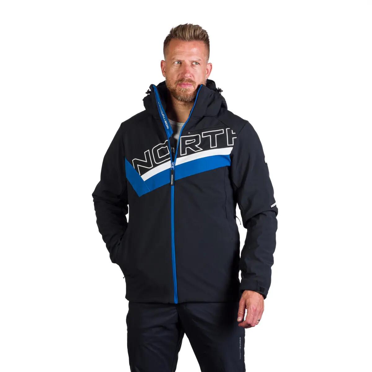Pánská trendová lyžařská zateplená bunda s plnou výbavou softshell 3L NATHAN 5/15
