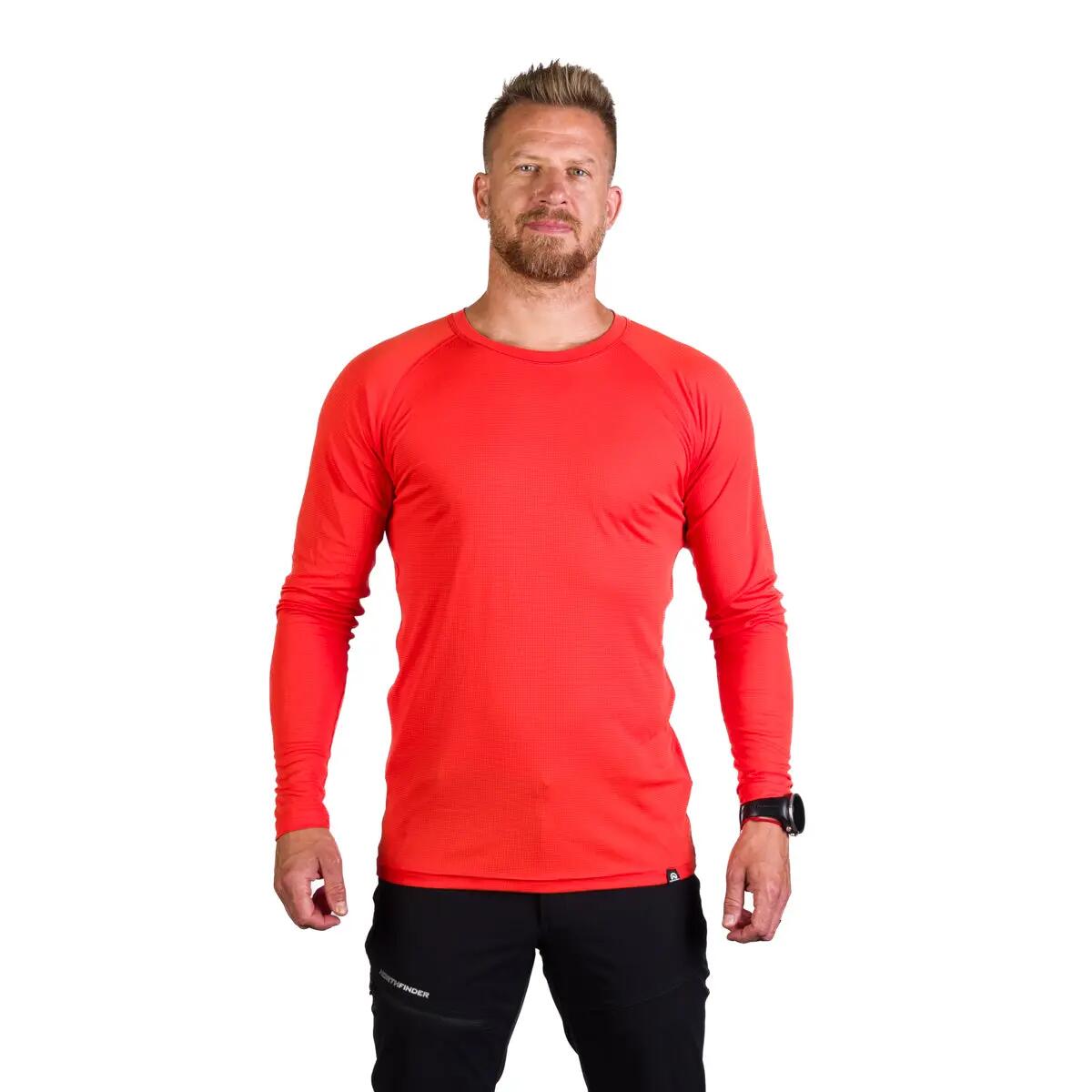 Pánské technické tričko s dlouhým rukávem Polartec® ALPHUBEL 1/4