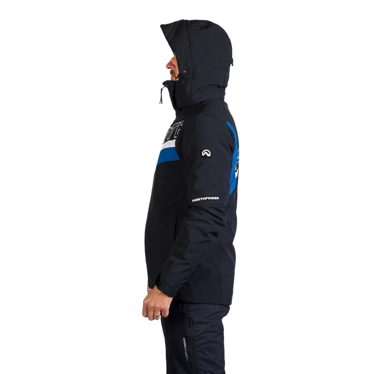 Pánská trendová lyžařská zateplená bunda s plnou výbavou softshell 3L NATHAN 3/15