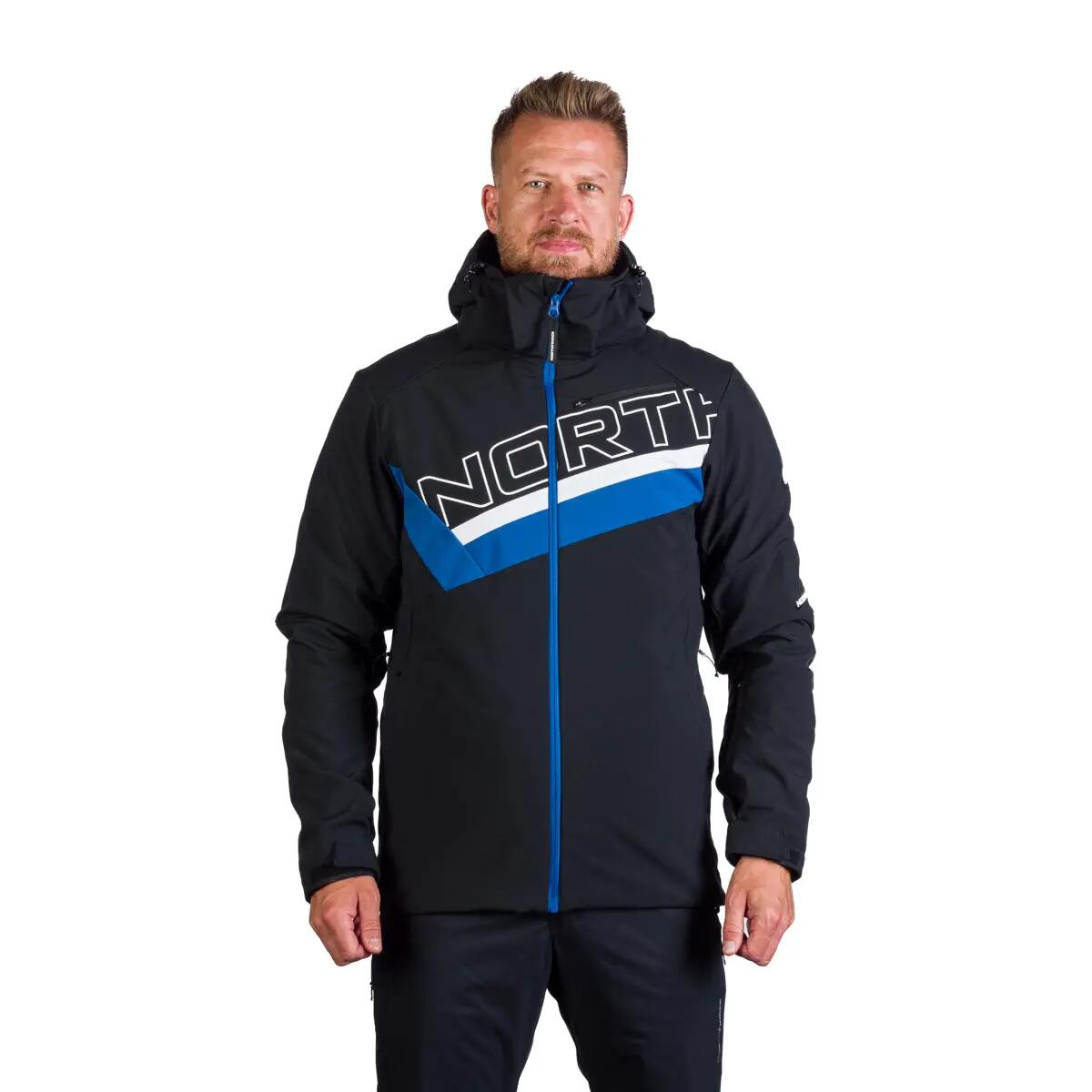 Pánská trendová lyžařská zateplená bunda s plnou výbavou softshell 3L NATHAN 2/15