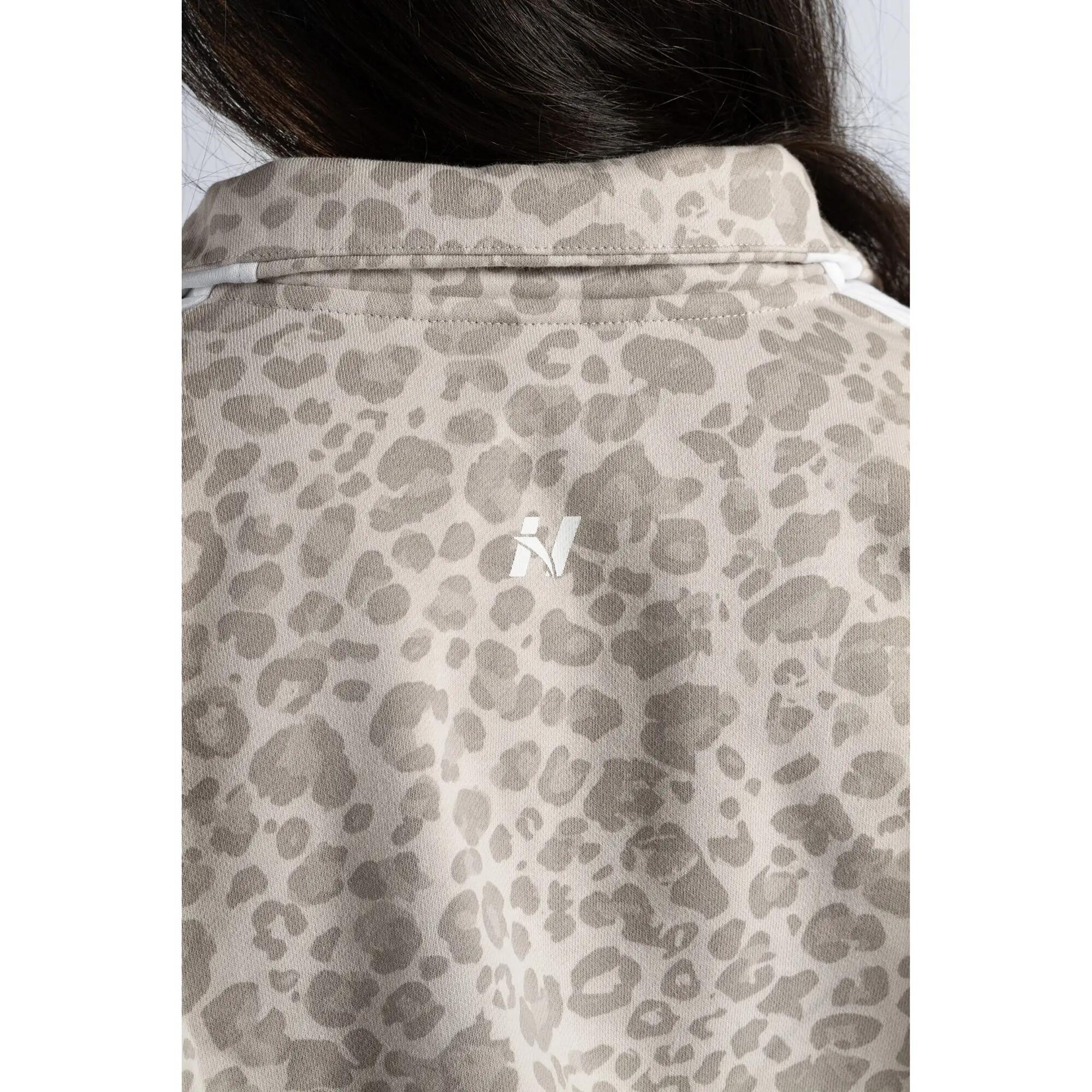 Sweatshirt mit Half-Zip im Leopardenmuster PRIMAL 866 Cream leopard 4/5