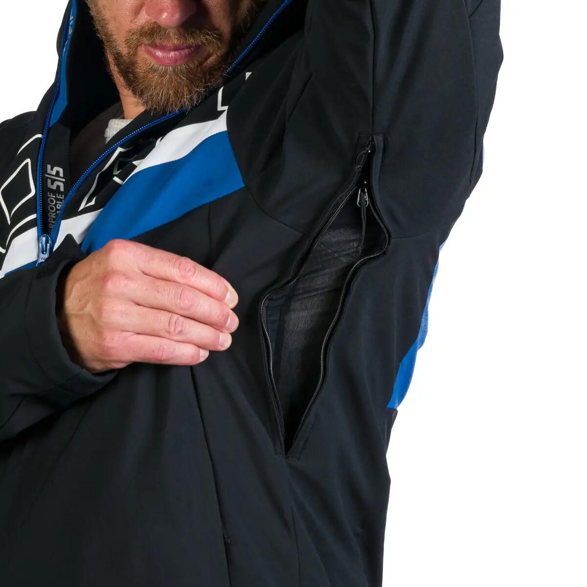 Pánská trendová lyžařská zateplená bunda s plnou výbavou softshell 3L NATHAN 14/15