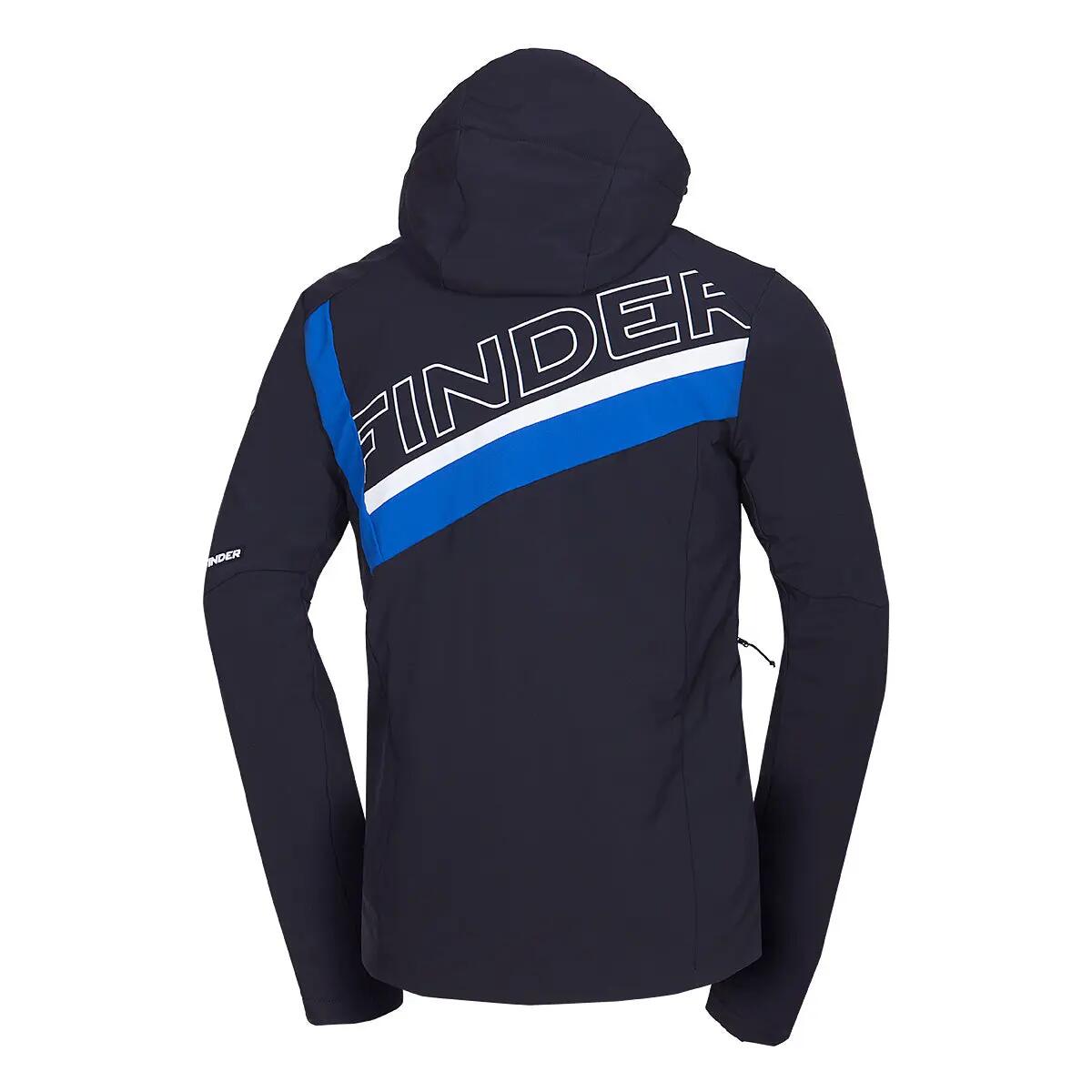 Pánská trendová lyžařská zateplená bunda s plnou výbavou softshell 3L NATHAN 10/15