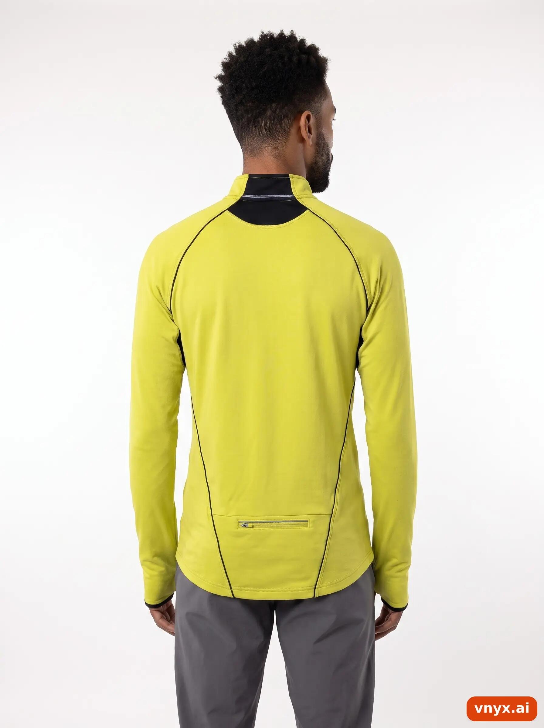 Second Life - Vintage Asics Bright Lime Long Sleeve Men S 2/6