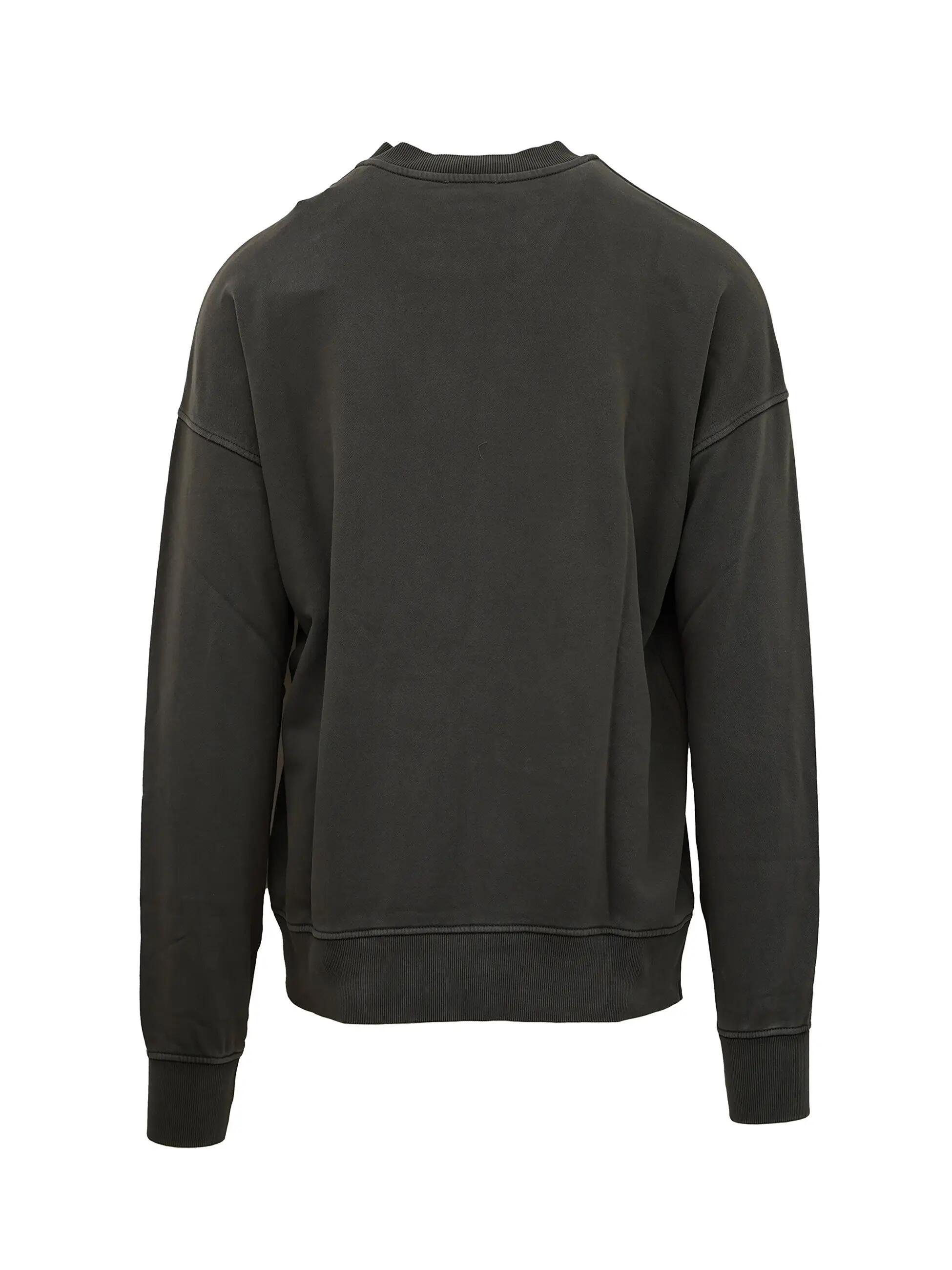 Herren Sweatshirt Diesel Adrastos 100% Baumwolle dunkelgrau casual 5/6