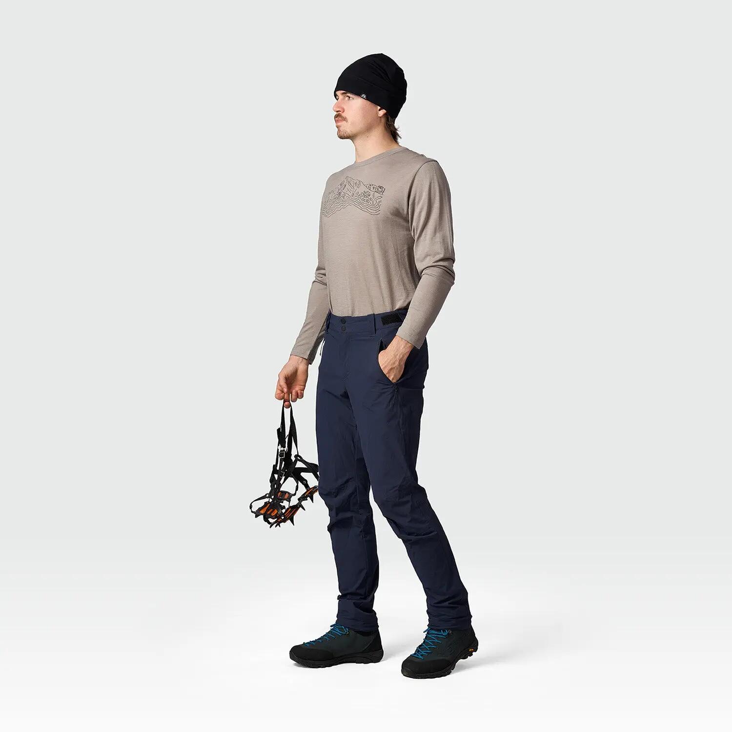 ELMOR pánské prodloužené elastické outdoorové kalhoty 3/7