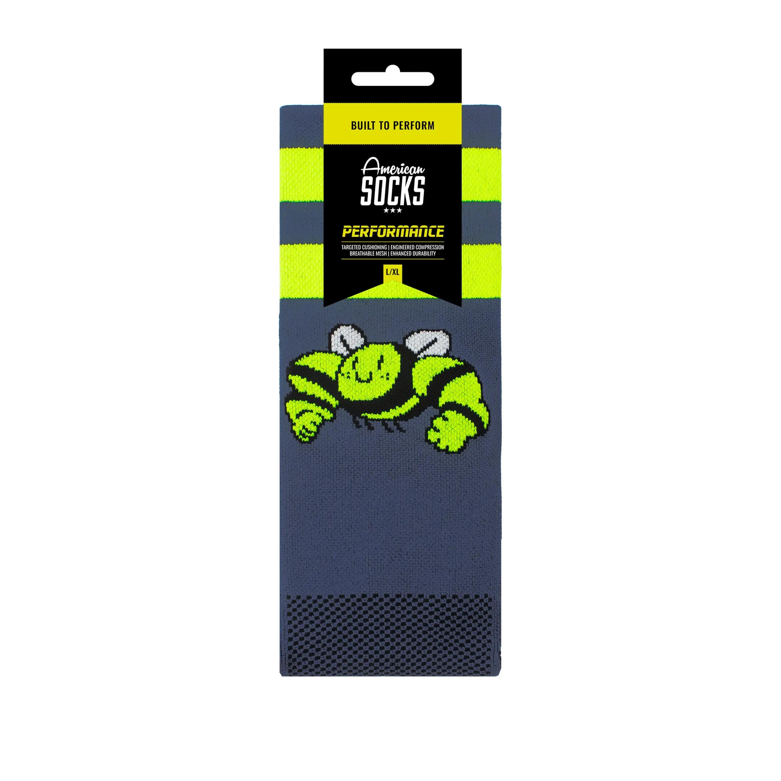 Bee Strong - Chaussettes techniques de running et cyclisme 2/4