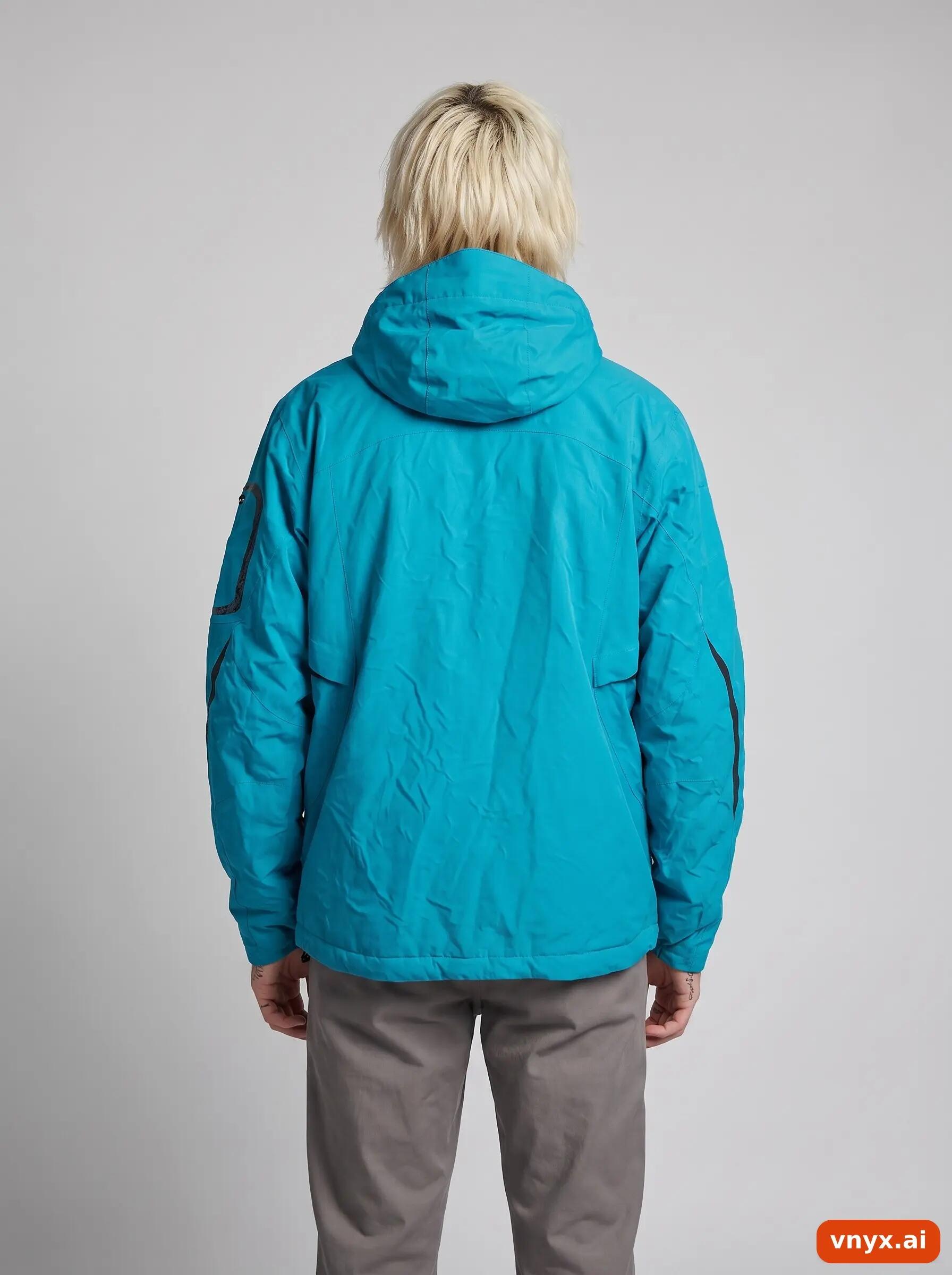 Second Life - Vintage Tenson Turquoise Outdoor Jacket Men M 2/6