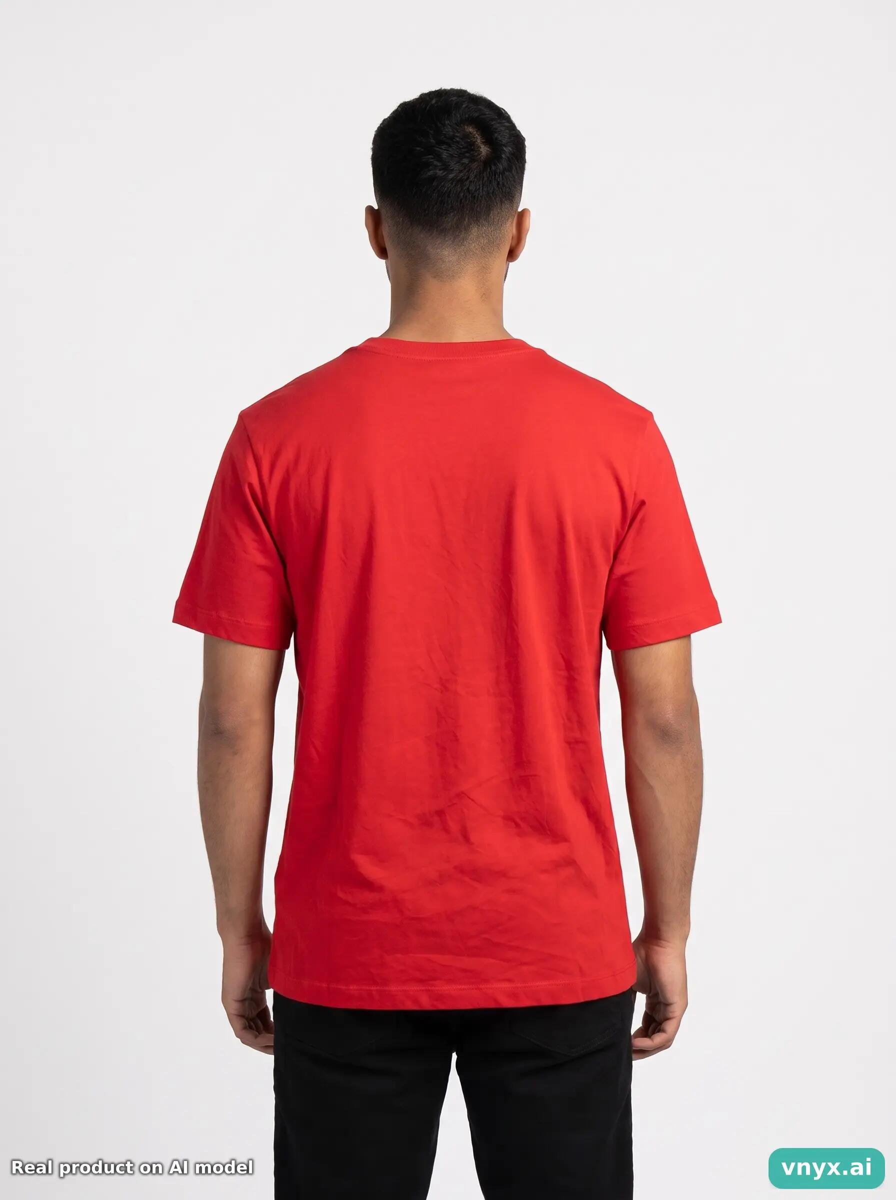 Second Life - Vintage Nike Vivid Red Sports T-Shirt Men M 5/6