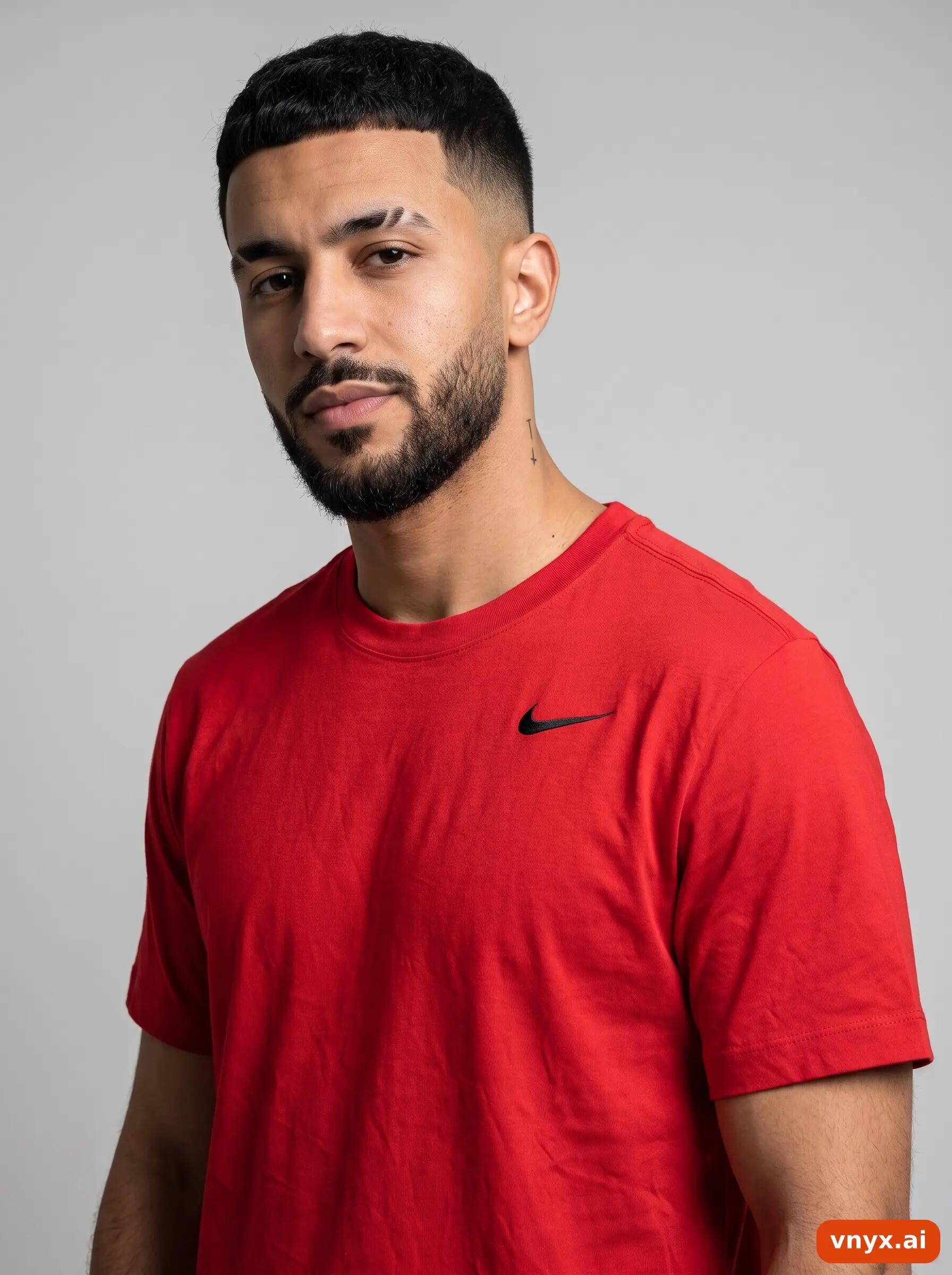 Second Life - Vintage Nike Vivid Red Sports T-Shirt Men M 4/6