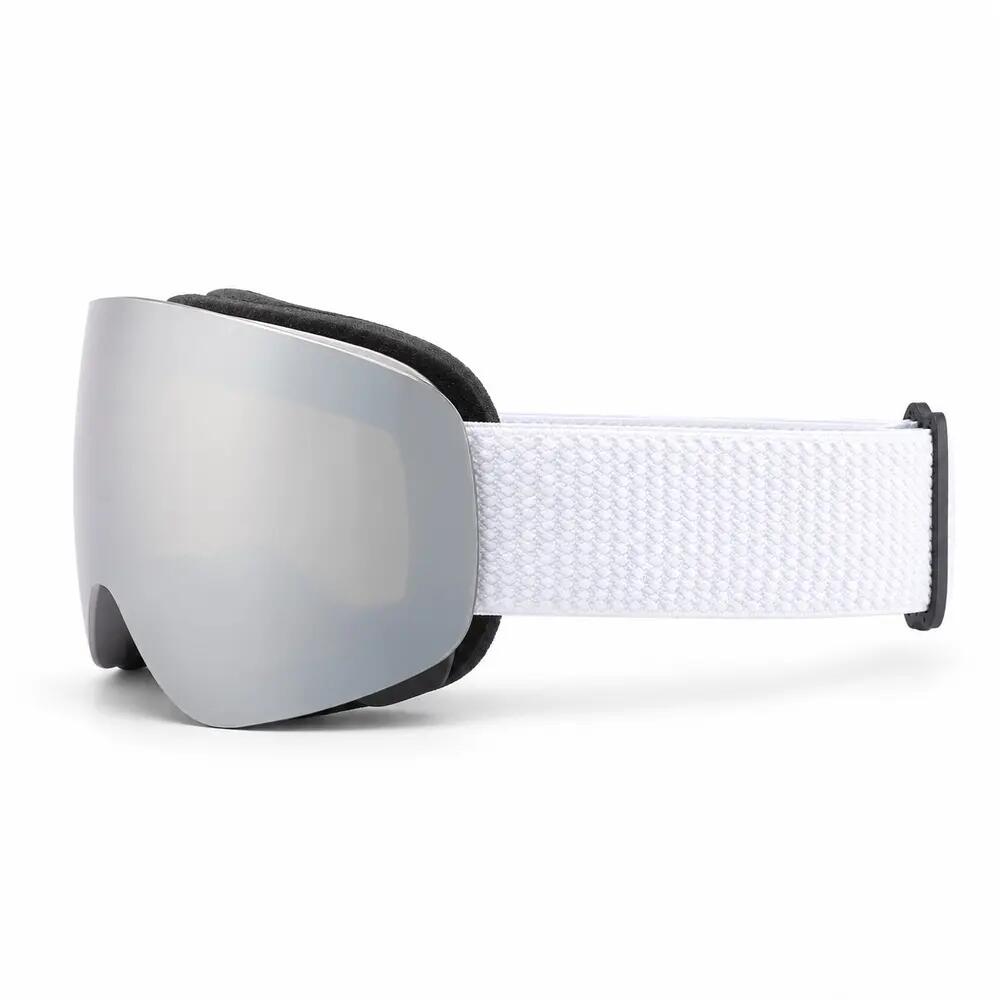 Maschera da Sci e Snowboard Fluor HX22 Lente Magnetica Argento Specchiata Unisex 5/5