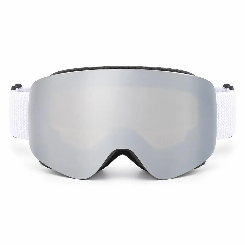Maschera da Sci e Snowboard Fluor HX22 Lente Magnetica Argento Specchiata Unisex 4/5