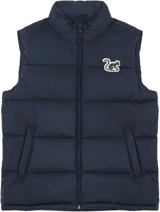 Gesteppte Weste – Recyceltes Polyester – Herren/Damen (Blau)